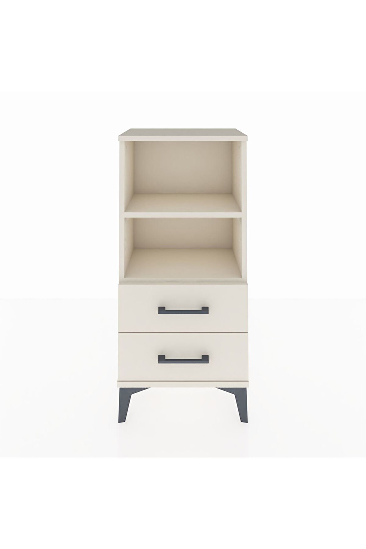 Arges Komodin 2 Raflı 2 Çekmeceli 44x30x96 Aytaşı-Aytaşı