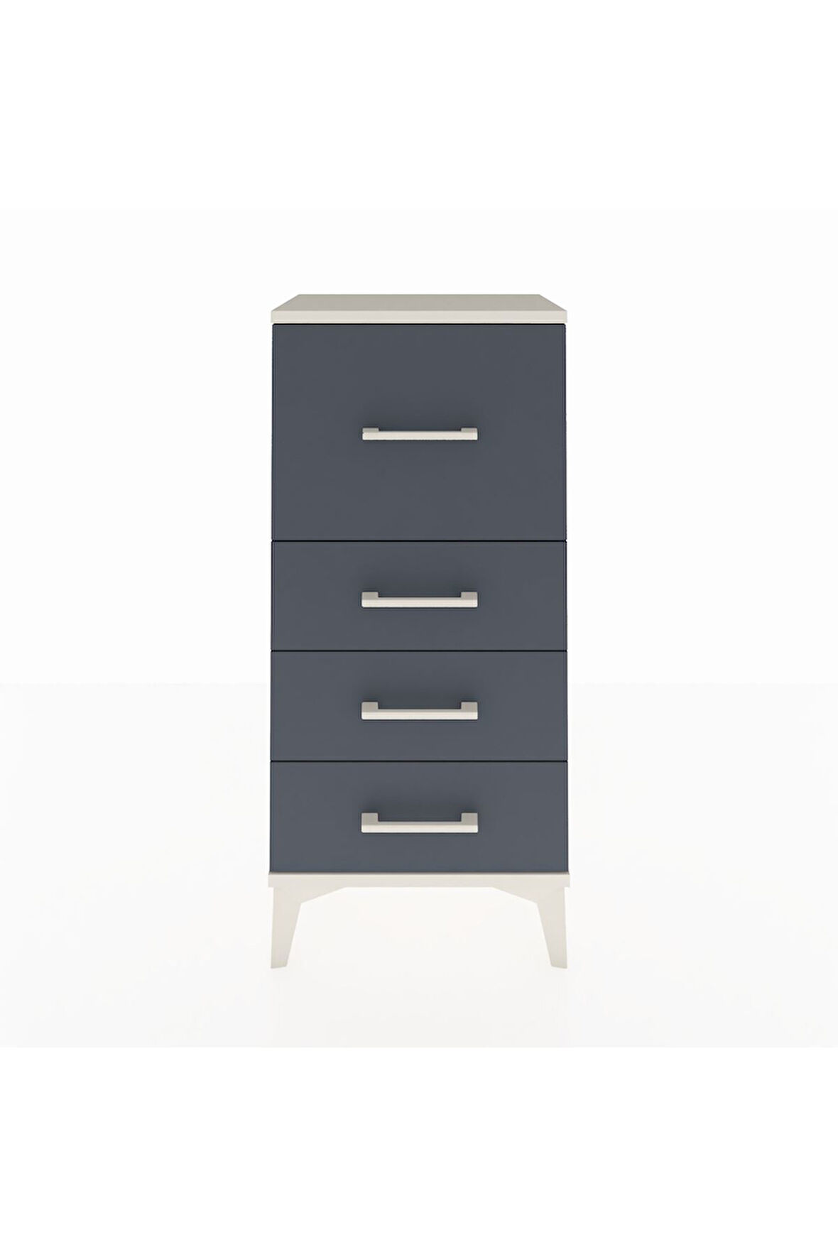 Arges Komodin 4 Çekmeceli 44x30x96 Aytaşı-Antrasit