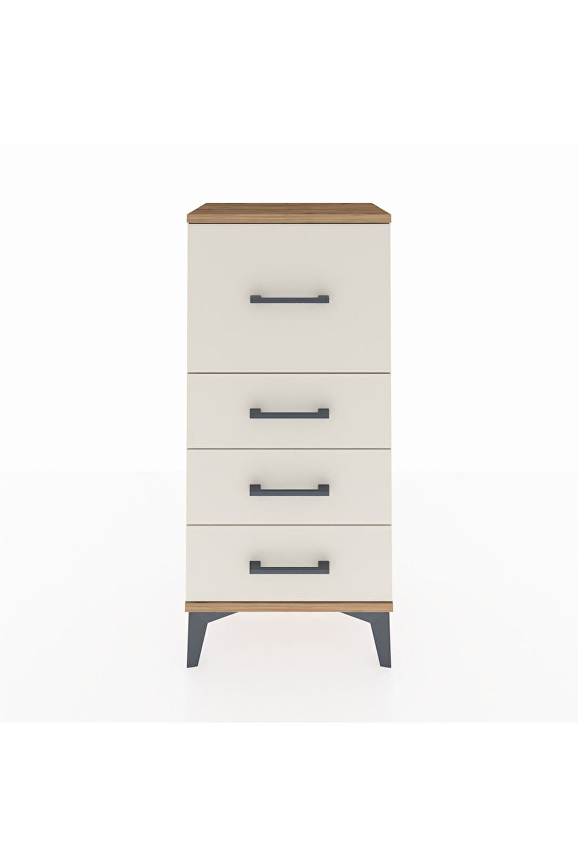 Arges Komodin 4 Çekmeceli 44x30x96 Çam-Aytaşı