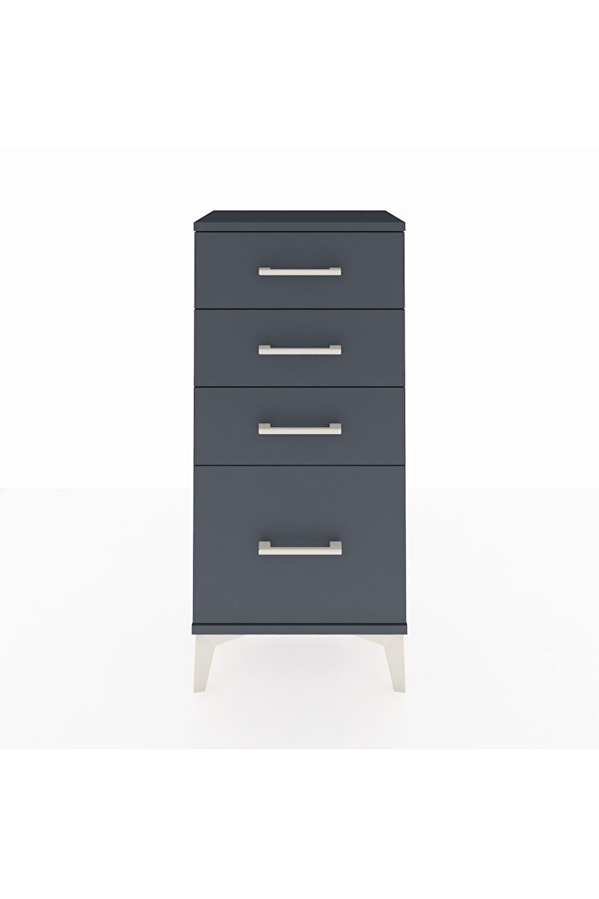 Arges Komodin 4 Çekmeceli 44x30x96 Antrasit-Antrasit