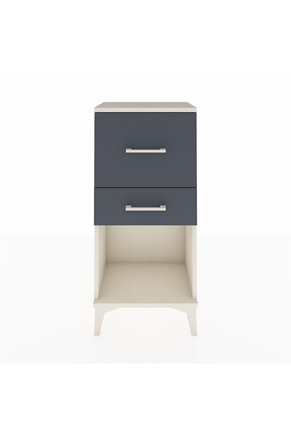 Arges Komodin 2 Çekmeceli 44x30x96 Aytaşı-Antrasit