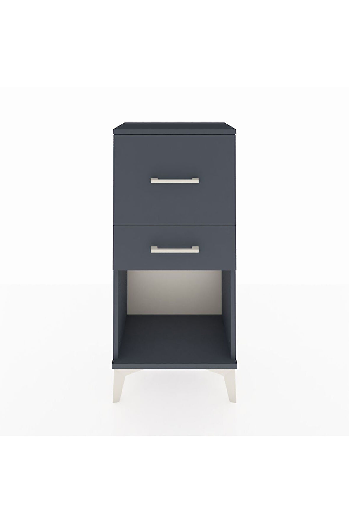 Arges Komodin 2 Çekmeceli 44x30x96 Antrasit-Antrasit