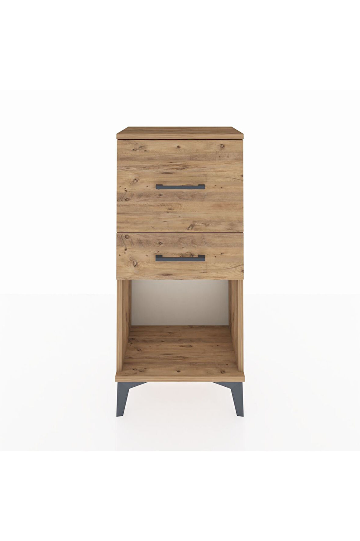 Arges Komodin 2 Çekmeceli 44x30x96 Çam-Çam