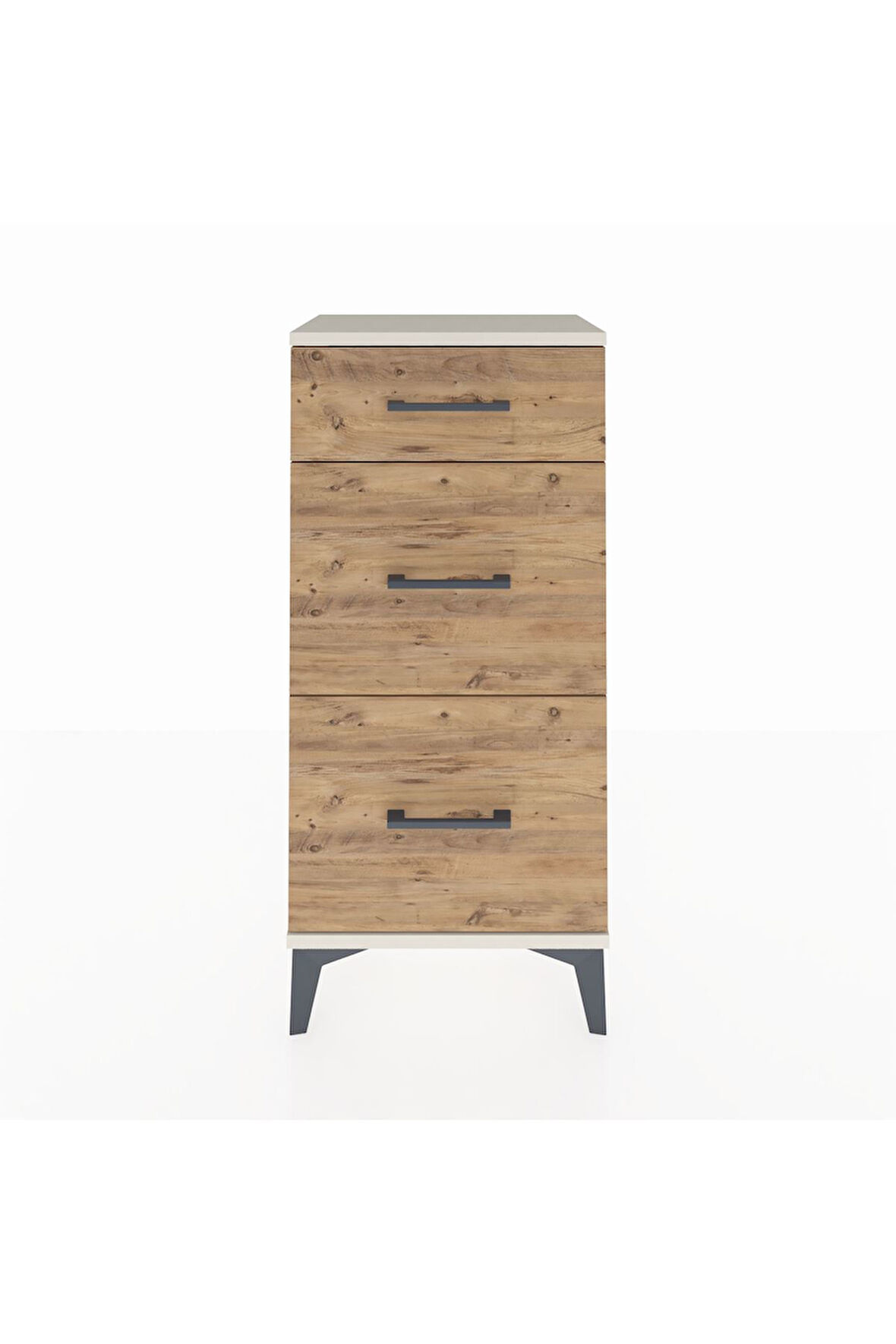 Arges Komodin 3 Çekmeceli 44x30x96 Aytaşı-Çam