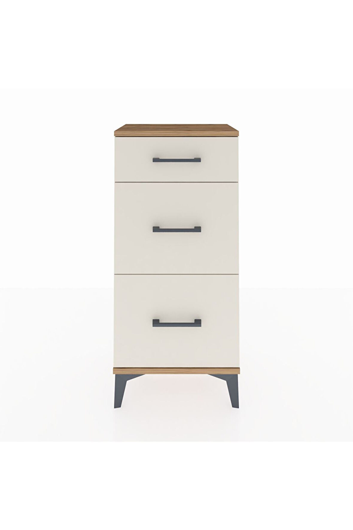 Arges Komodin 3 Çekmeceli 44x30x96 Çam-Aytaşı