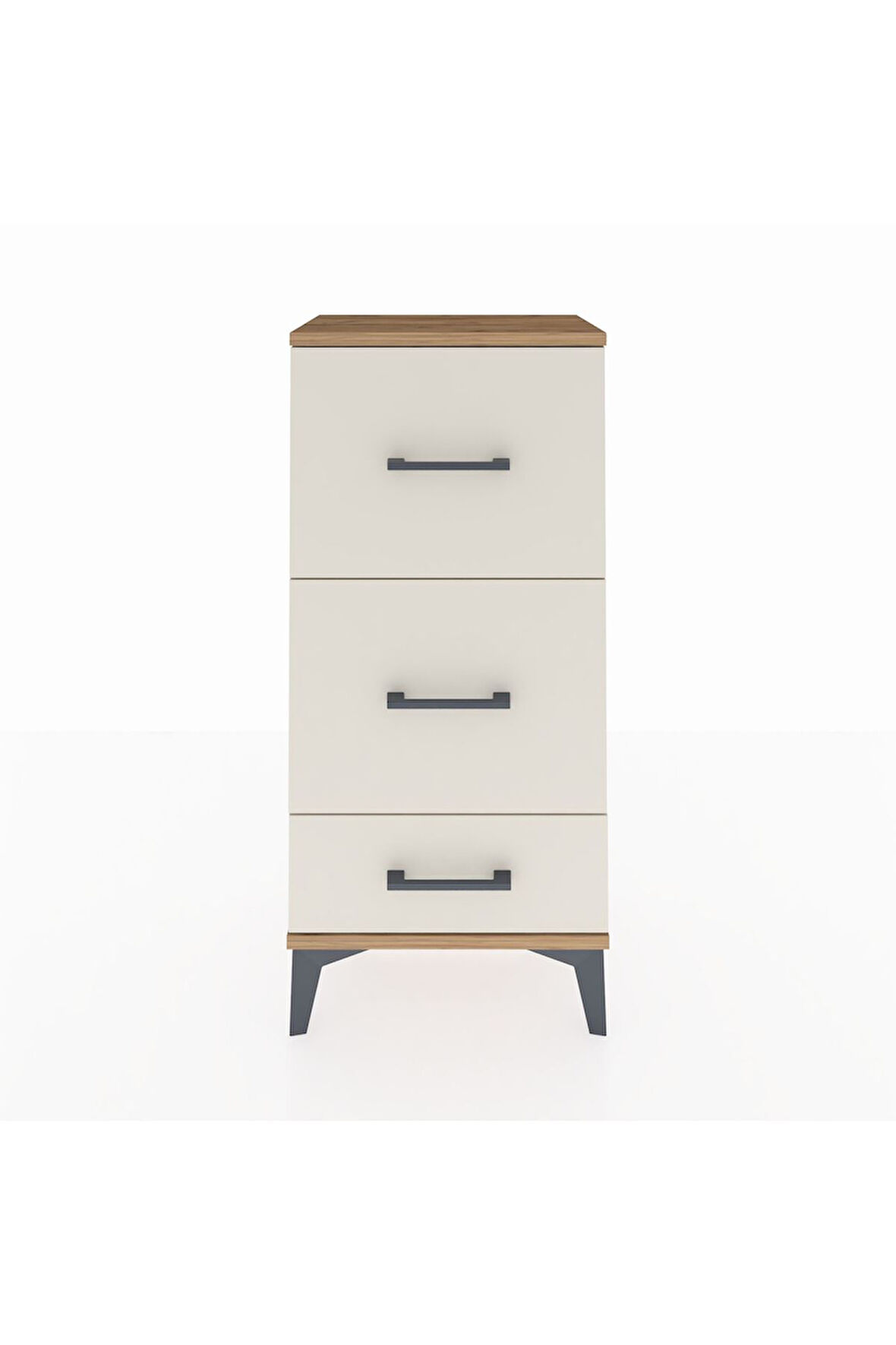 Arges Komodin 3 Çekmeceli 44x30x96 Çam-Aytaşı