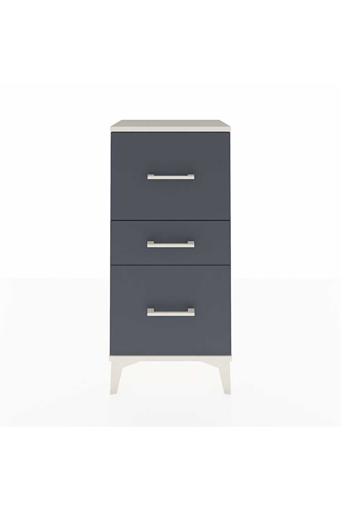 Arges Komodin 3 Çekmeceli 44x30x96 Aytaşı-Antrasit