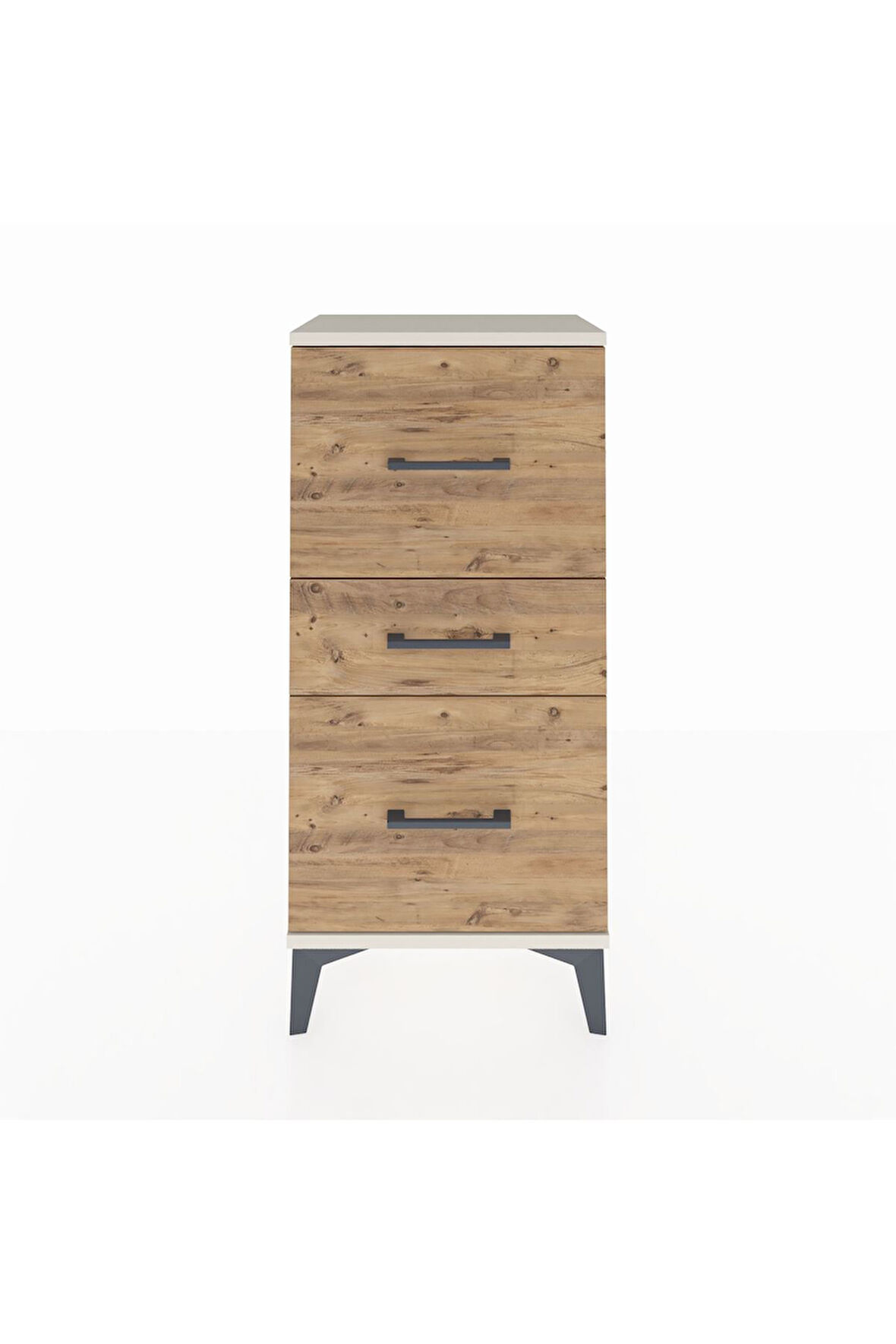 Arges Komodin 3 Çekmeceli 44x30x96 Aytaşı-Çam