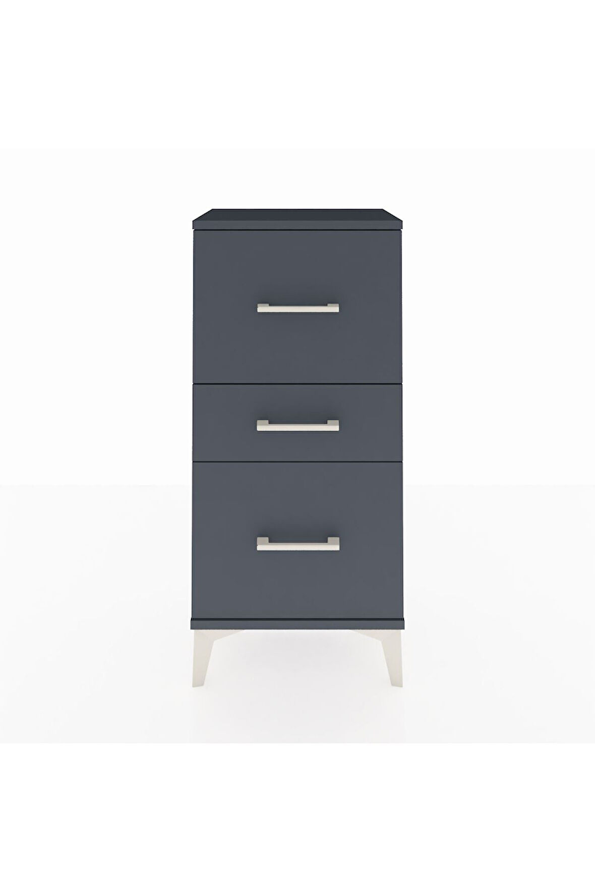 Arges Komodin 3 Çekmeceli 44x30x96 Antrasit-Antrasit