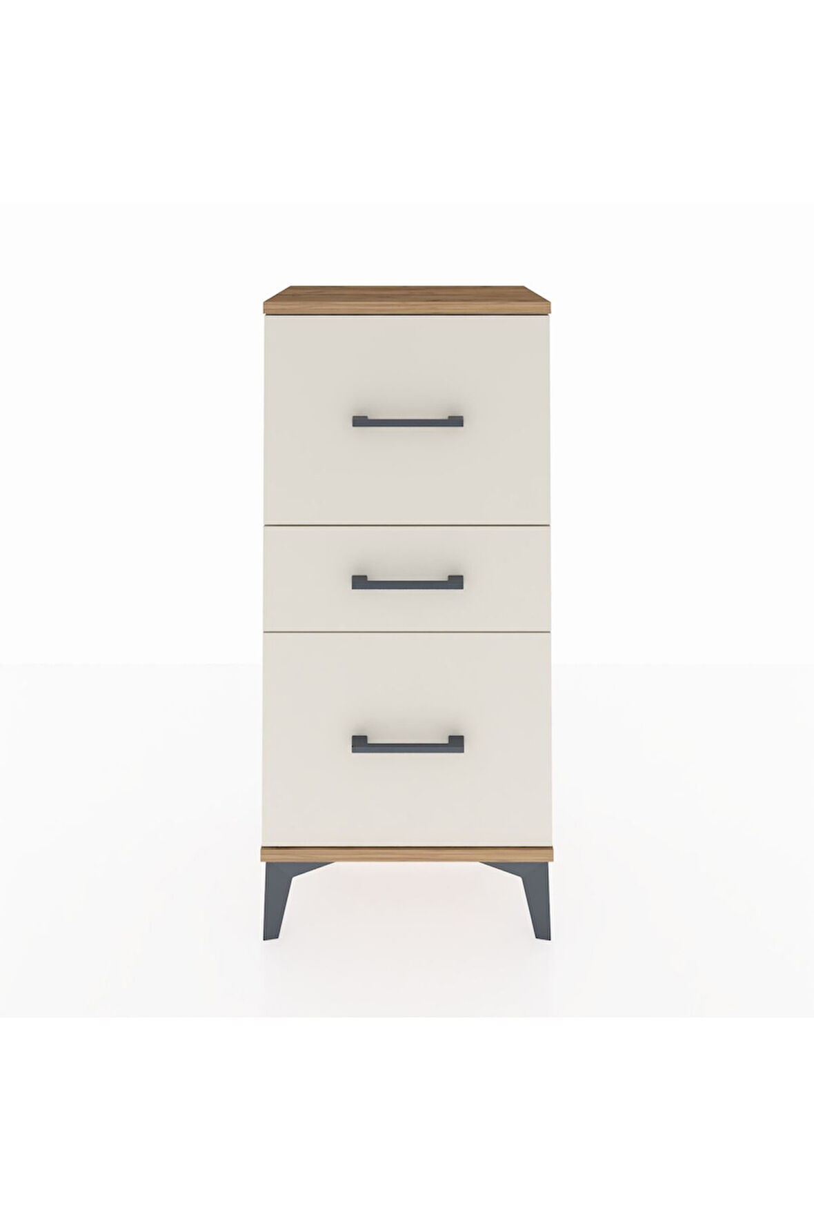 Arges Komodin 3 Çekmeceli 44x30x96 Çam-Aytaşı