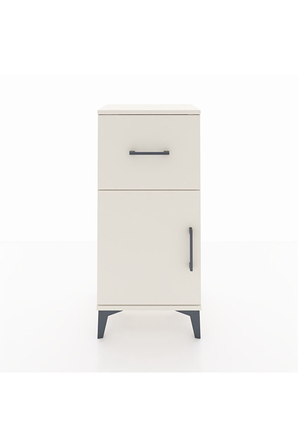 Arges Komodin Tek Raflı Tek Çekmeceli Tek Kapaklı 44x30x96 Aytaşı-Aytaşı