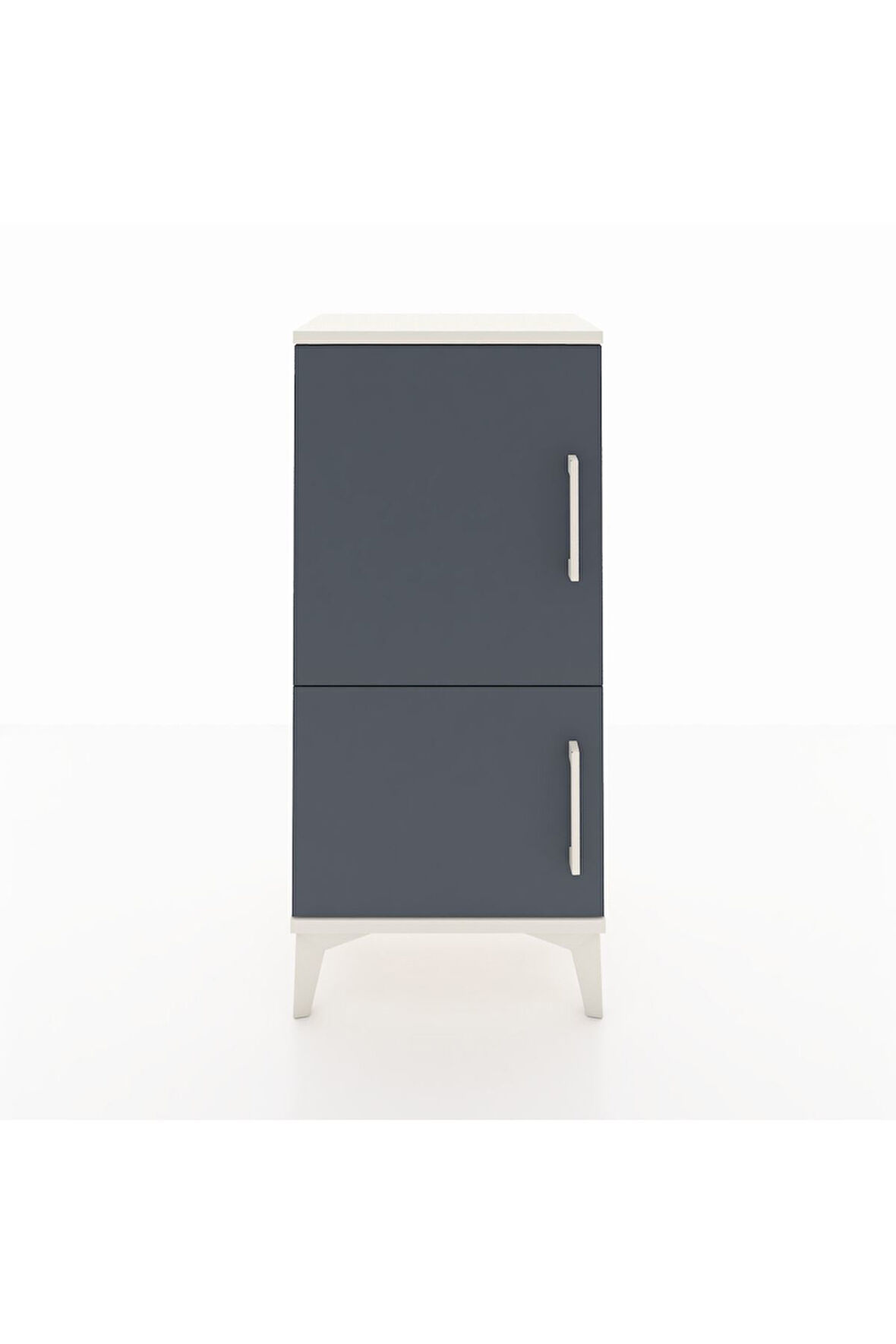 Arges Komodin 3 Raflı 2 Kapaklı 44x30x96 Aytaşı-Antrasit