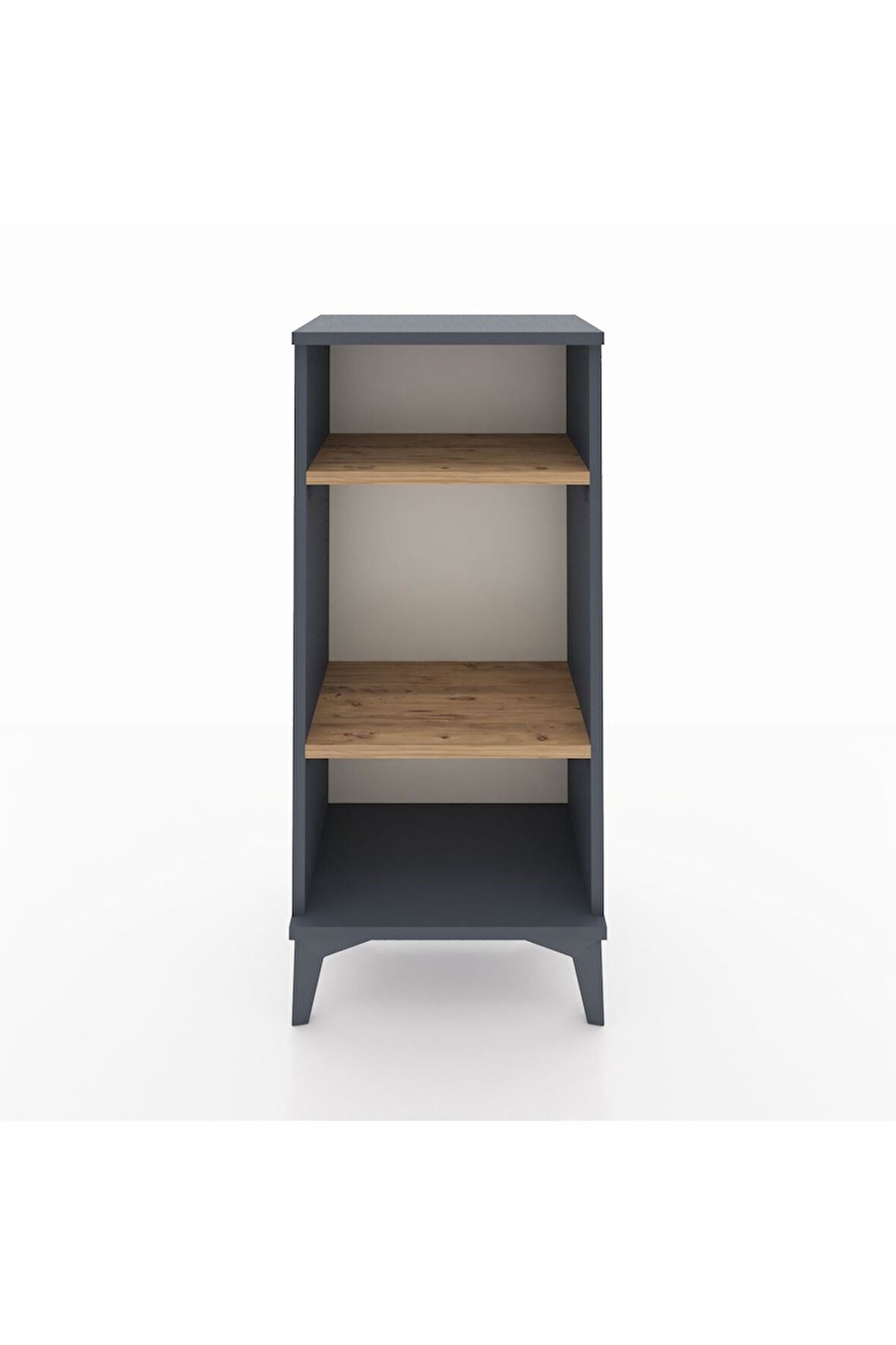 Arges Komodin 2 Raflı 44x30x96 Antrasit-Çam