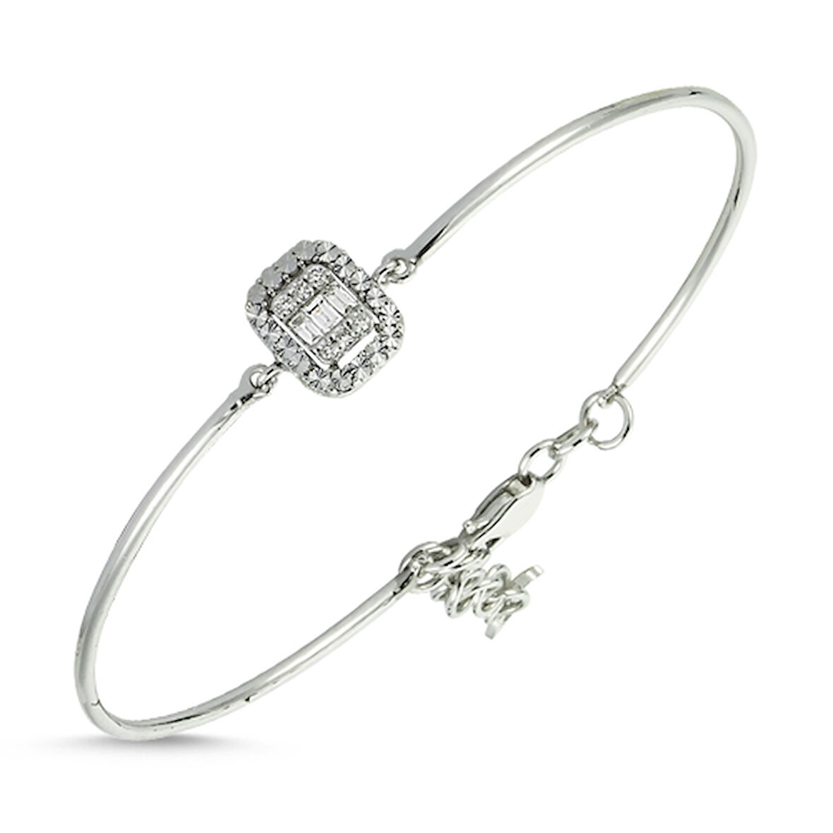 0.13 Karat Venüs Baget Pırlanta Bileklik