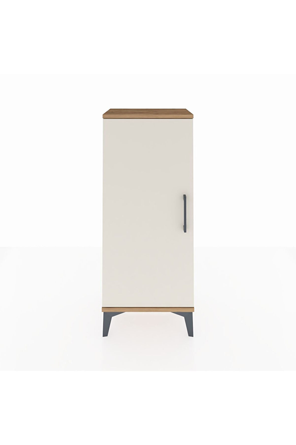 Arges Komodin 2 Raflı Tek Kapaklı 44x30x106 Çam-Aytaşı