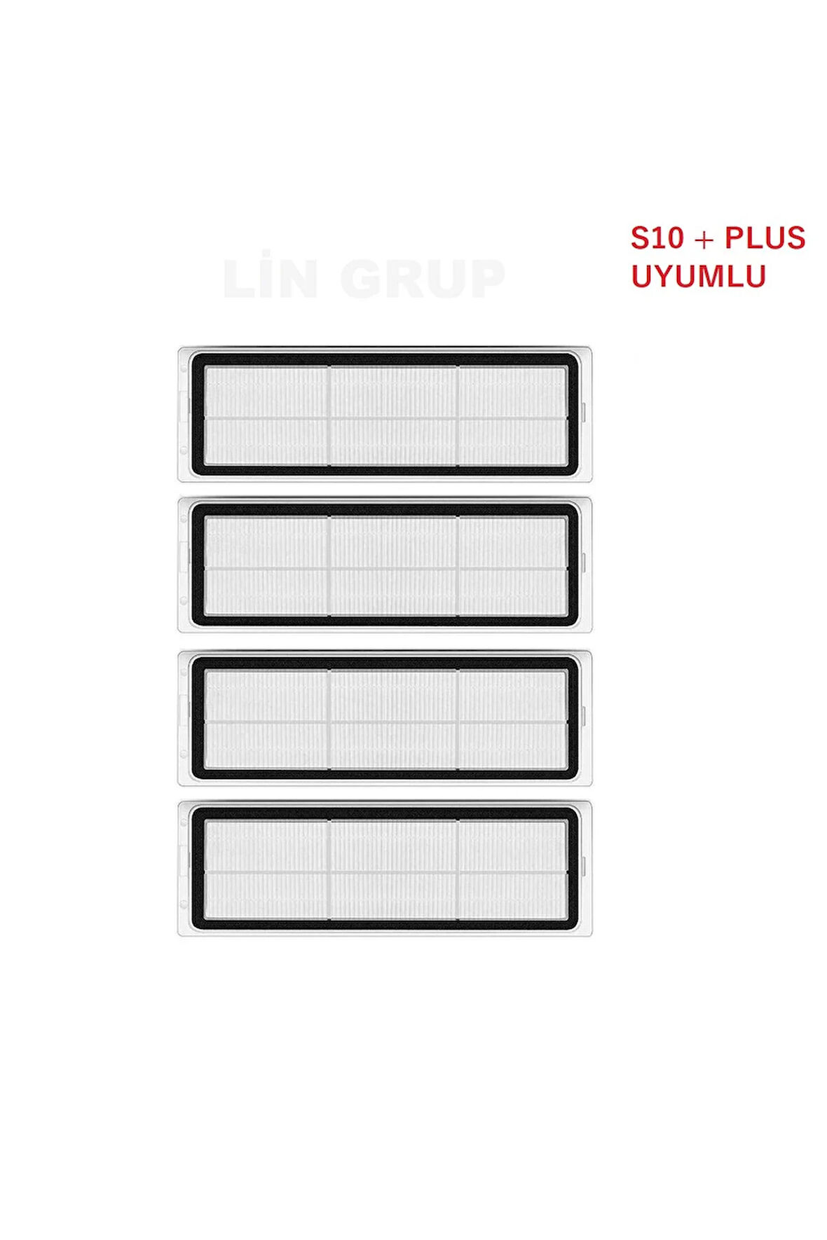 XIAOMI S10+ Plus  BHR6368EU Uyumlu 4 adet hepa filtre