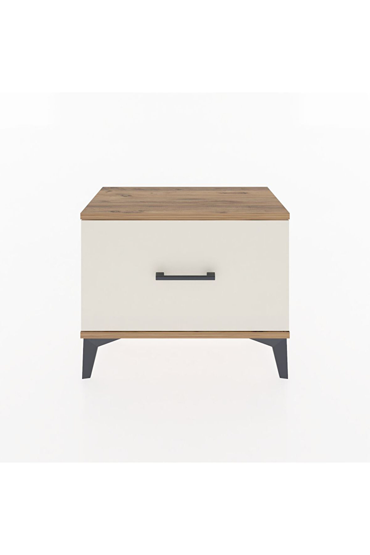 Arges Komodin Tek Çekmeceli 60x30x48 Çam-Aytaşı