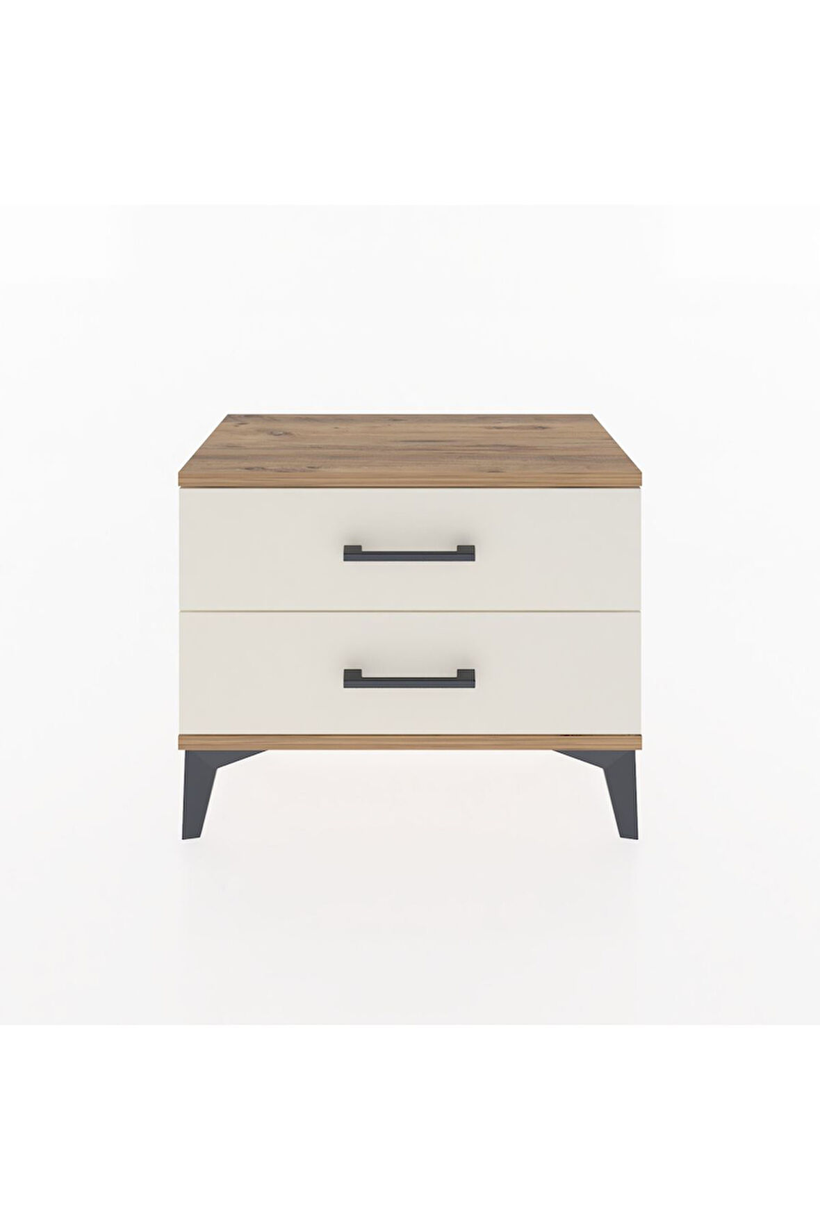 Arges Komodin 2 Çekmeceli 60x30x48 Çam-Aytaşı
