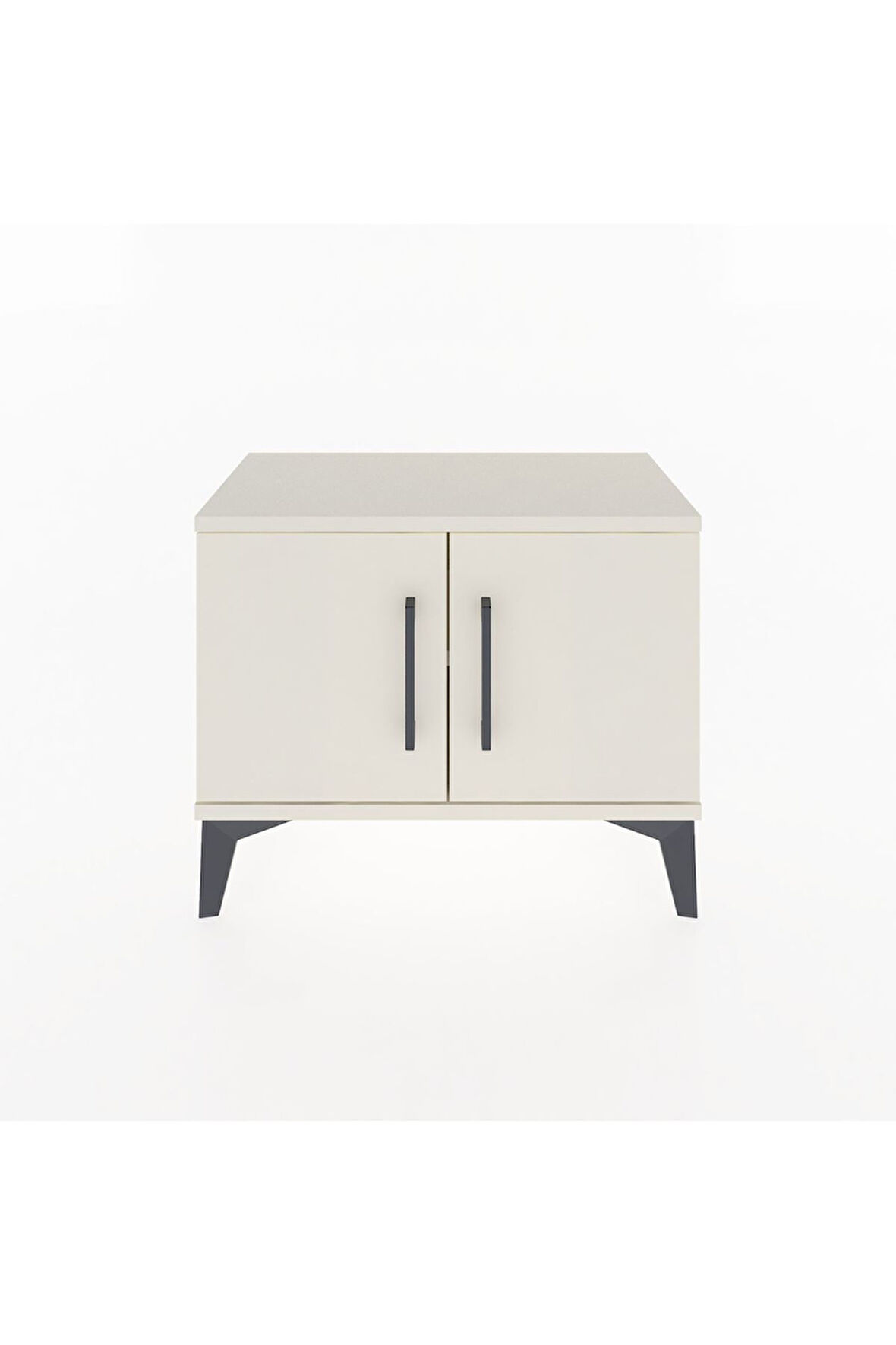 Arges Komodin Tek Raflı 2 Kapaklı 60x30x48 Aytaşı-Aytaşı