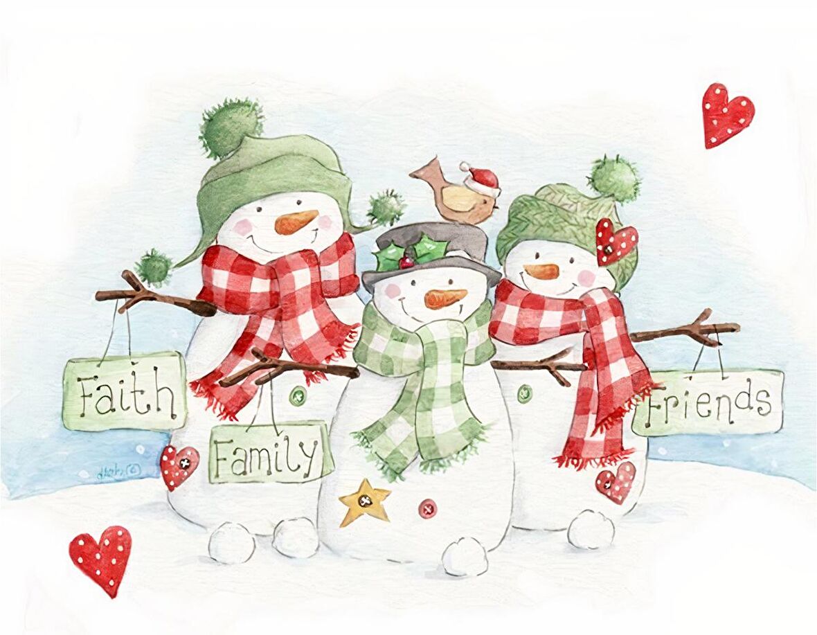 Vintage Christmas no:3 Desenli Amerikan Servisi Dikdörtgen 35 x 50 cm