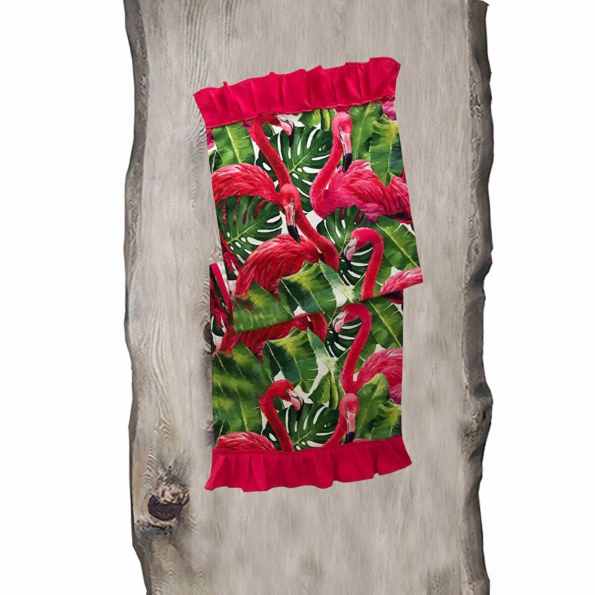 Zara Flamingo Fuşya Fırfırlı Ranır - Runner