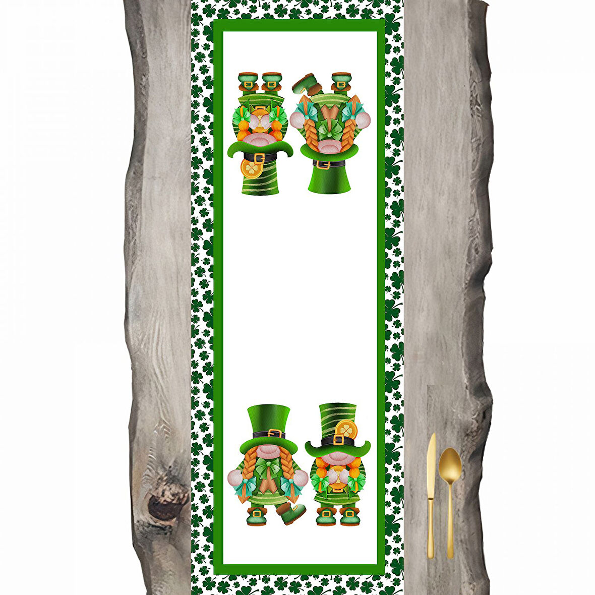 Saint Patrick's gnomes Desen Ranır - Runner