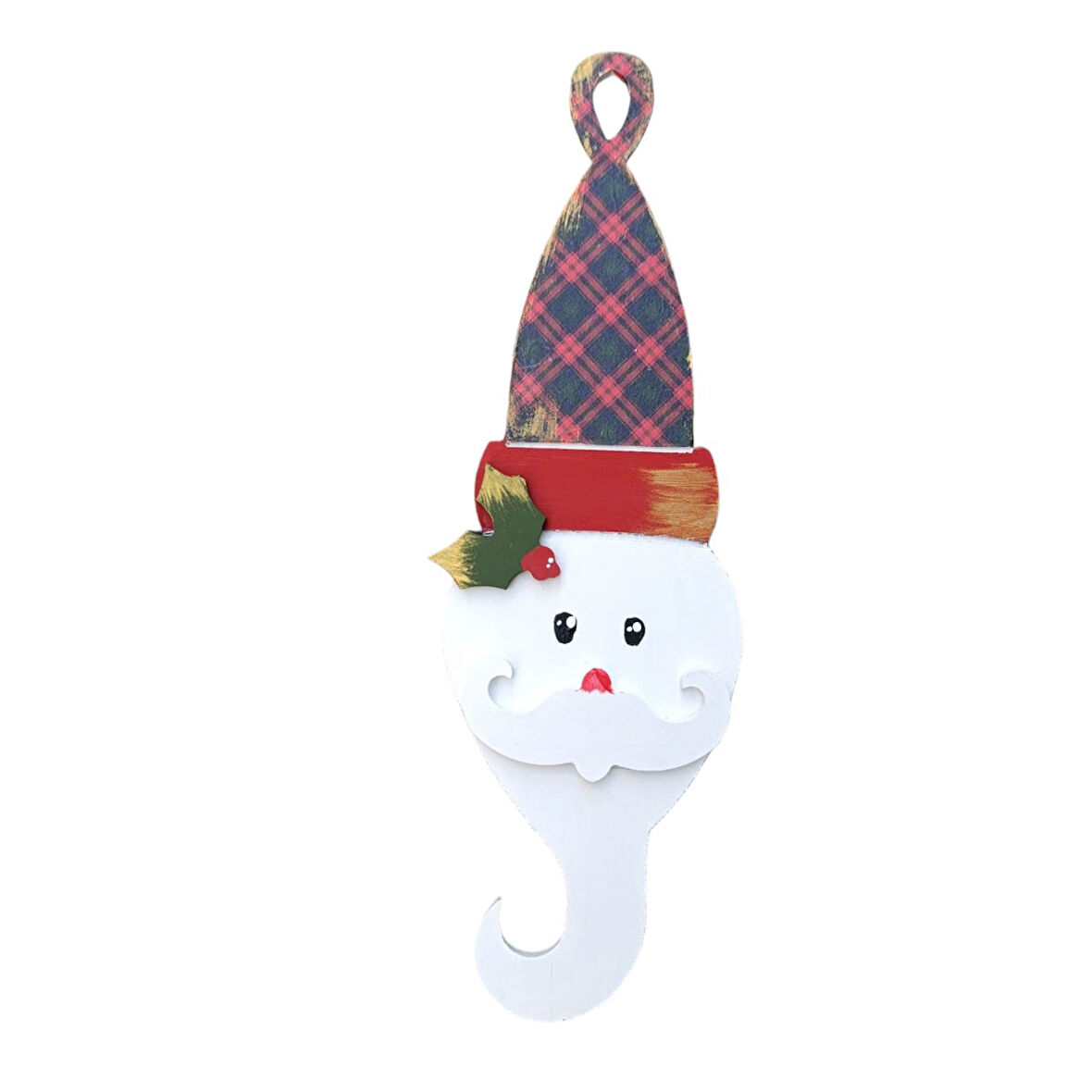 Yılbaşı - Noel Tombul Noel Baba Dekor, Duvar Dekoru , Noel Süsü