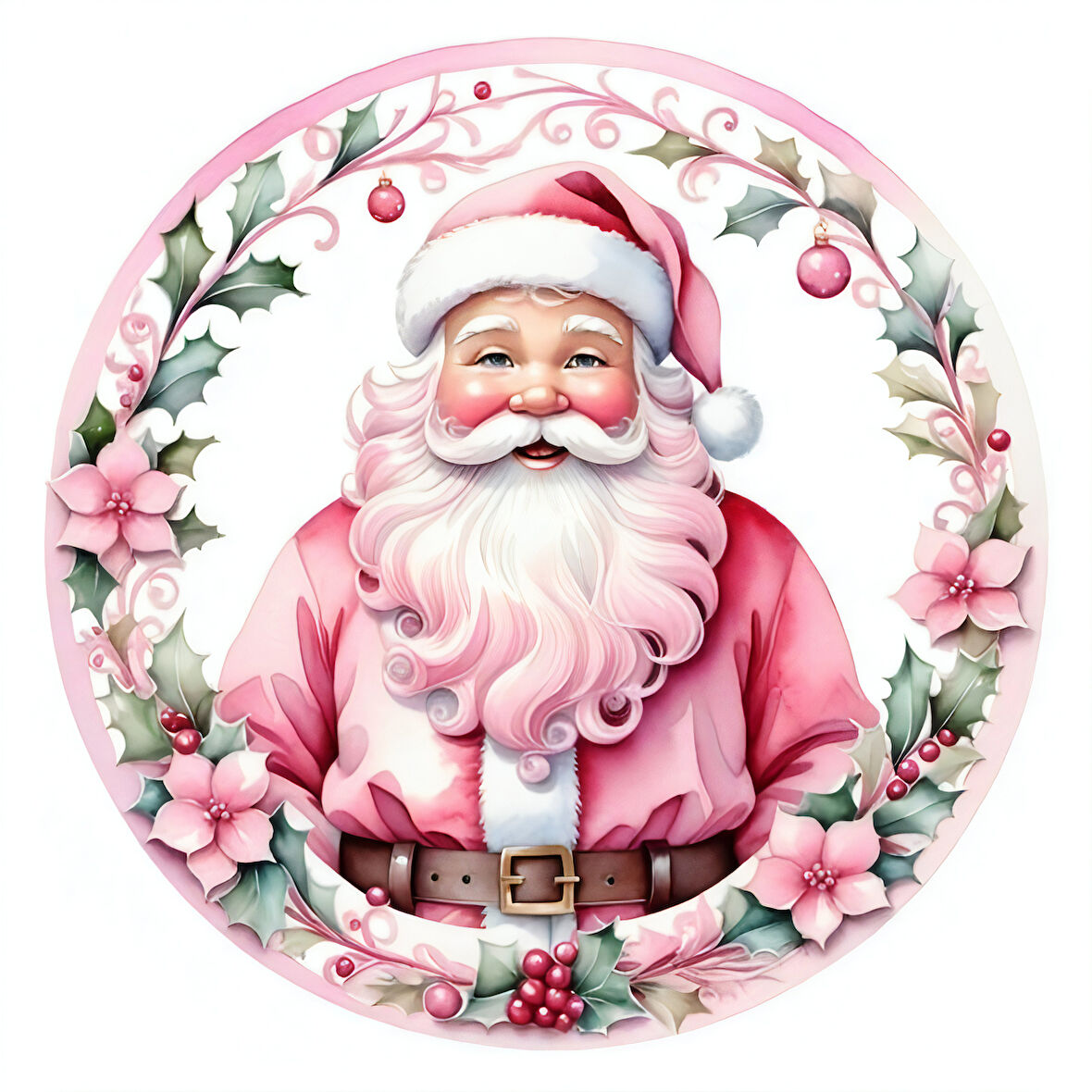 Yılbaşı Çam Ağacı Örtüsü Noel Baba Santa Claus Büyük Boy