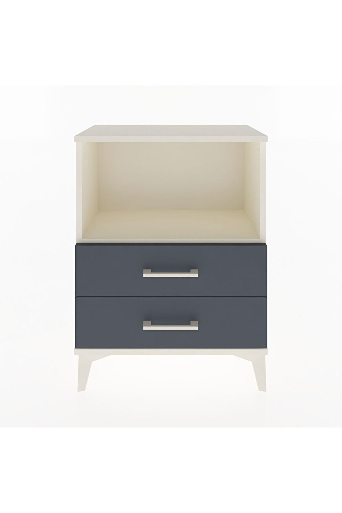 Arges Komodin 2 Çekmeceli 60x30x80 Aytaşı-Antrasit