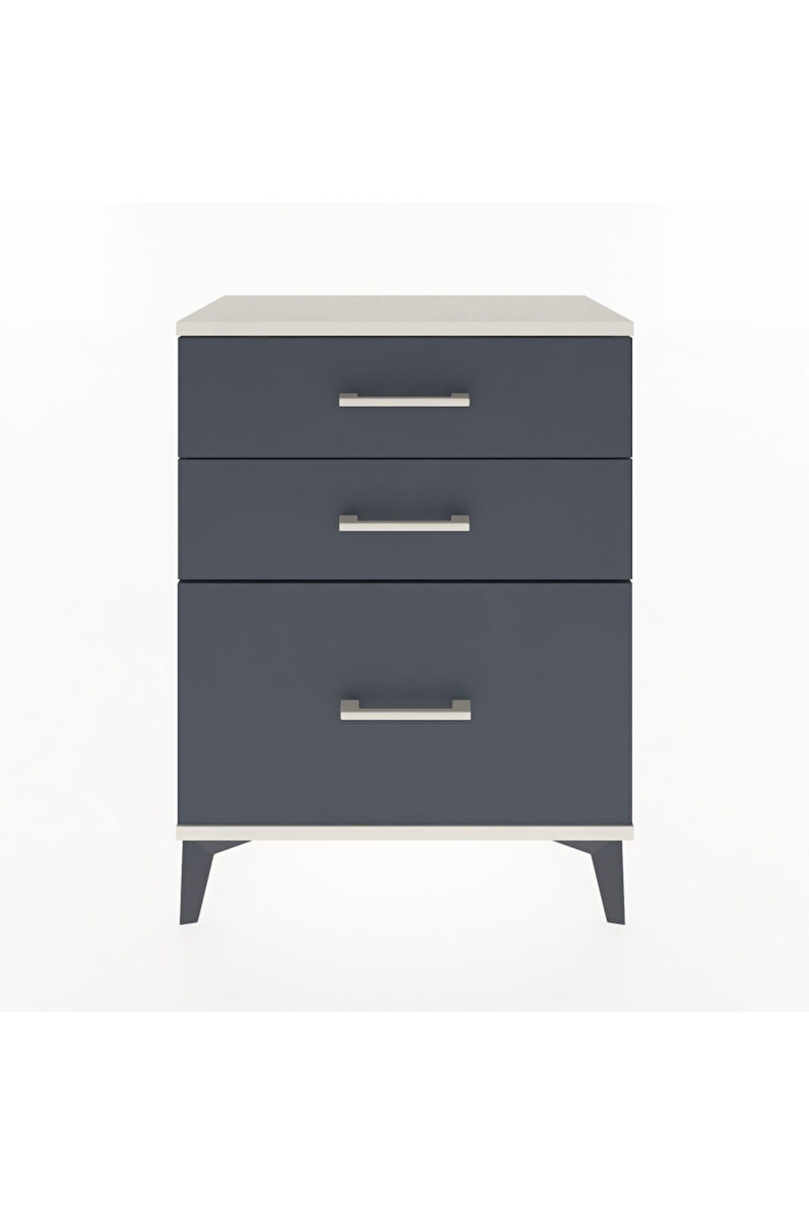 Arges Komodin 3 Çekmeceli 60x30x80 Aytaşı-Antrasit