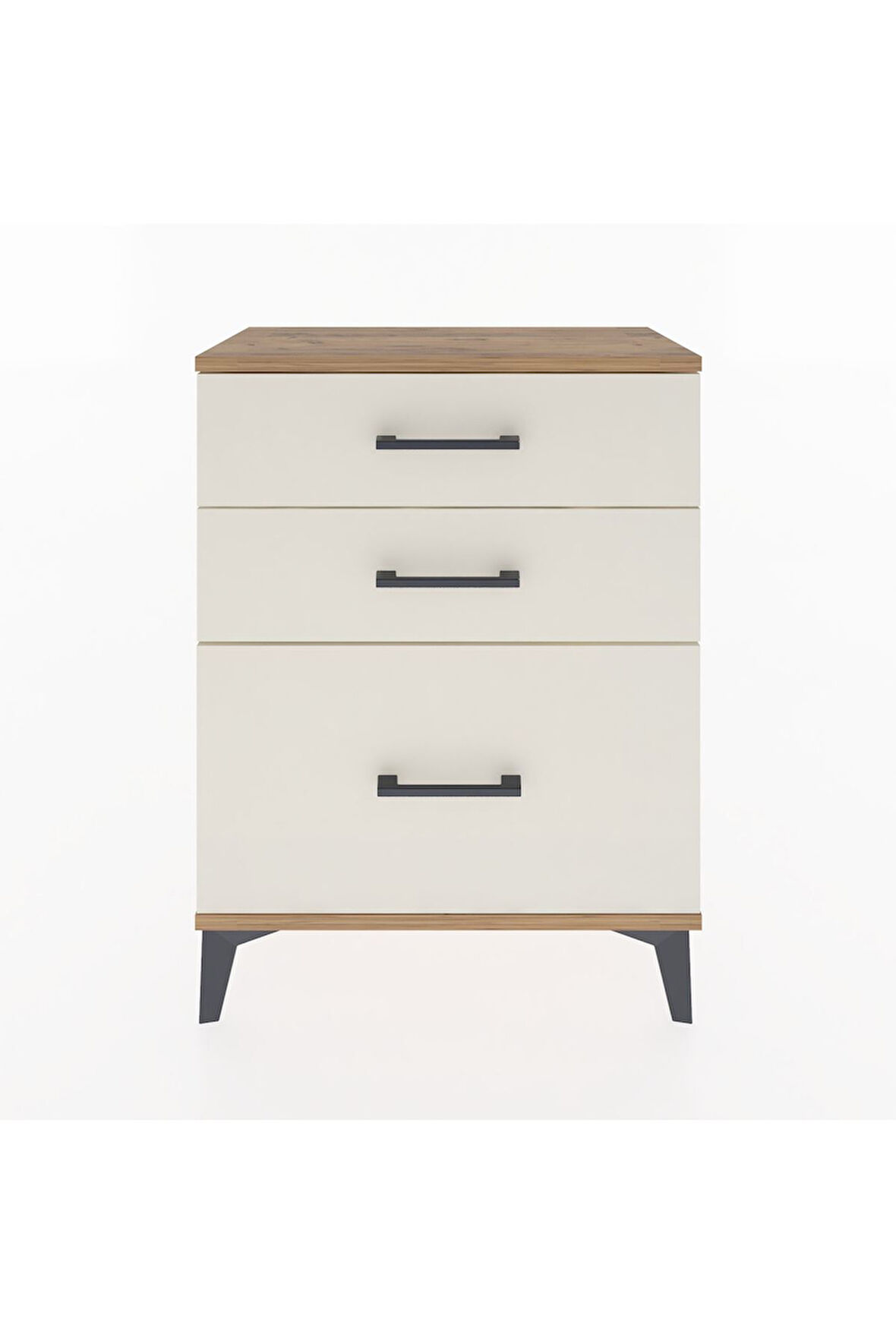 Arges Komodin 3 Çekmeceli 60x30x80 Çam-Aytaşı