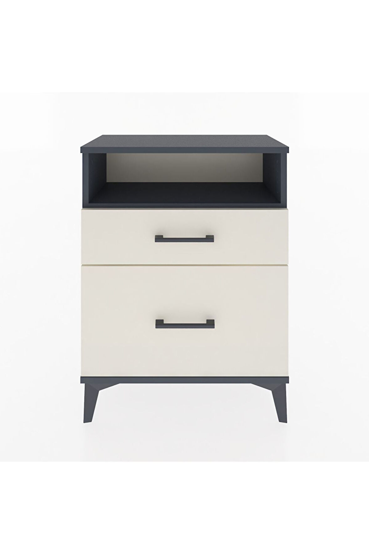 Arges Komodin 3 Çekmeceli 60x30x80 Antrasit-Aytaşı