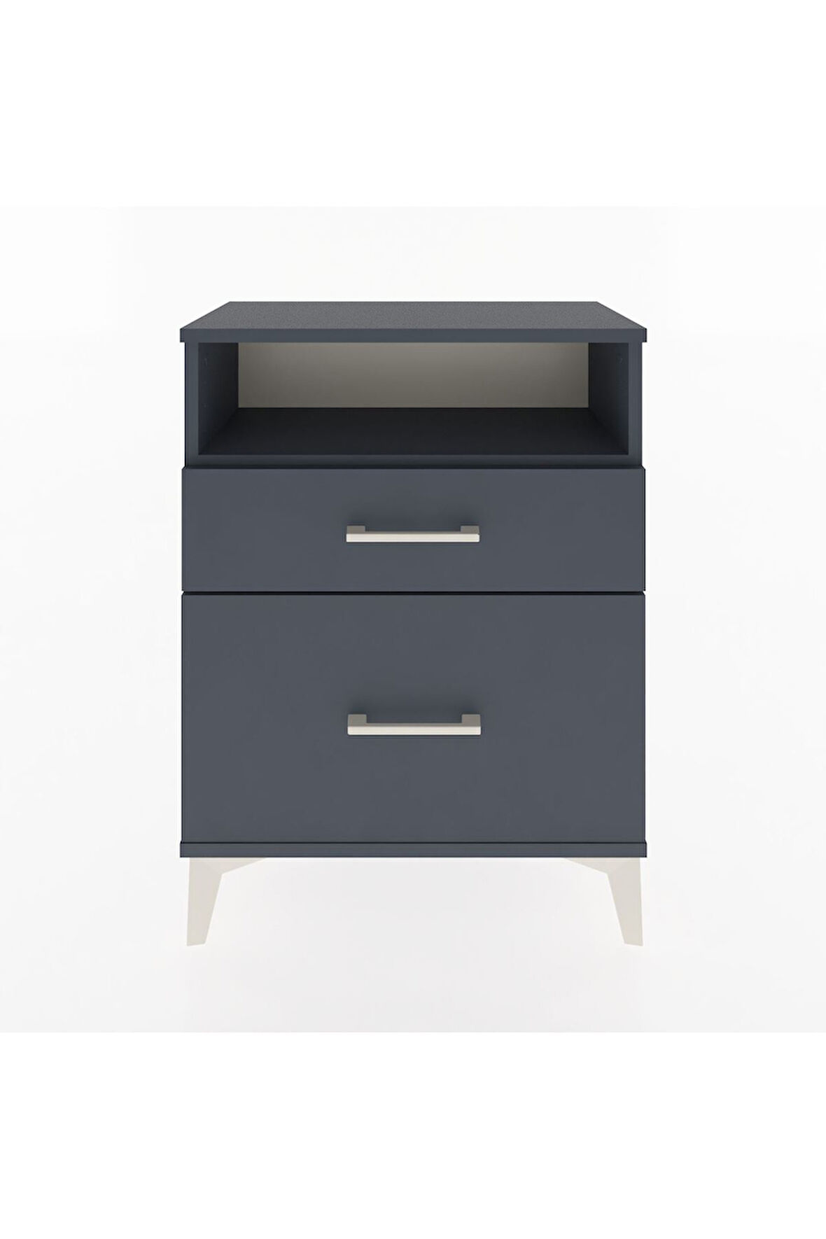 Arges Komodin 3 Çekmeceli 60x30x80 Antrasit-Antrasit