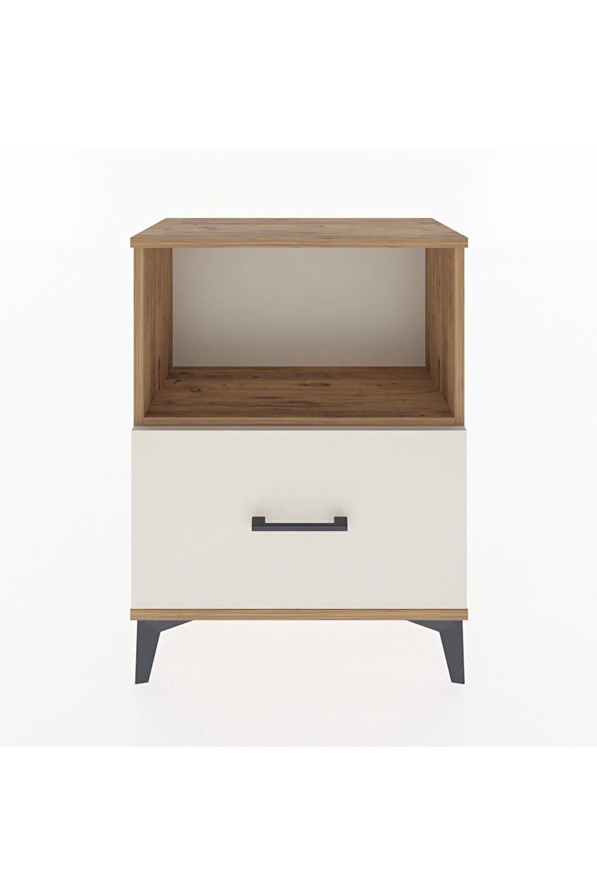 Arges Komodin Tek Çekmeceli 60x30x80 Çam-Aytaşı