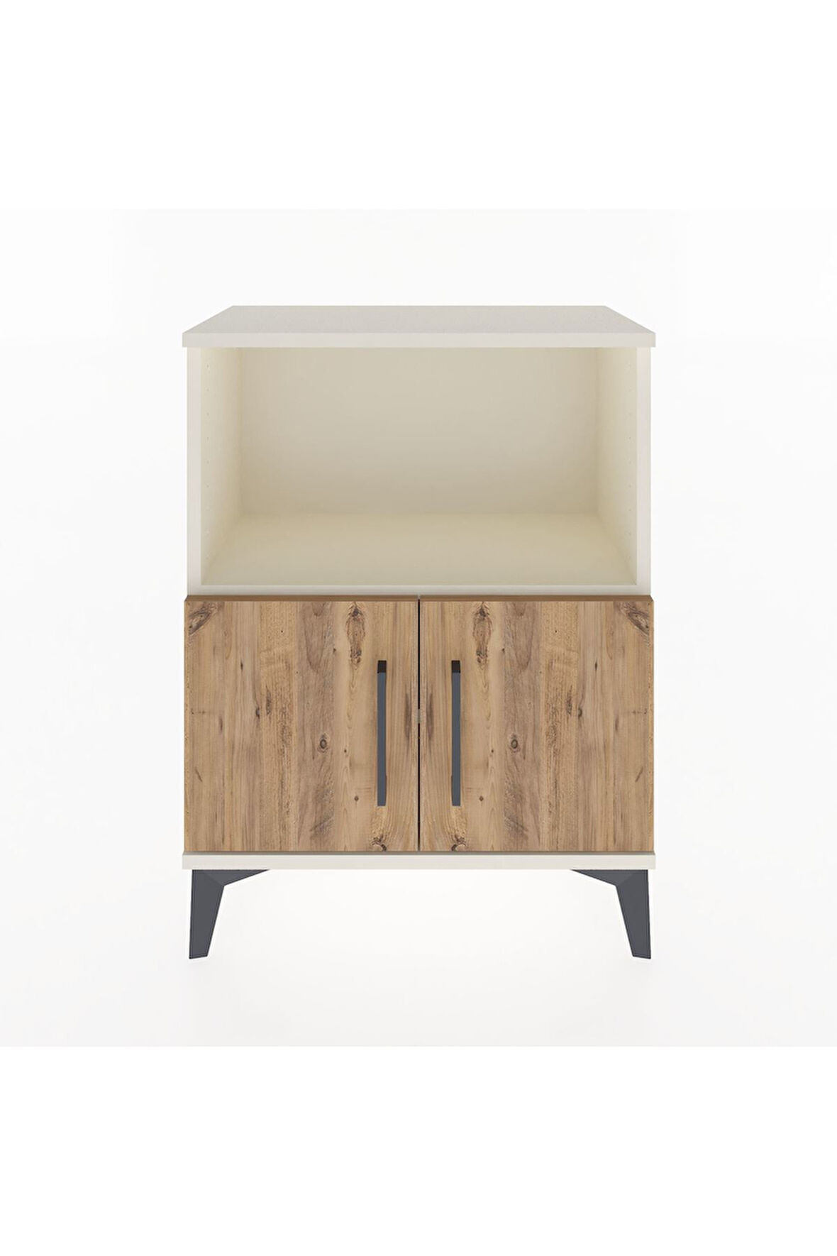 Arges Komodin Tek Raflı Tek Çekmeceli 60x30x80 Aytaşı-Çam