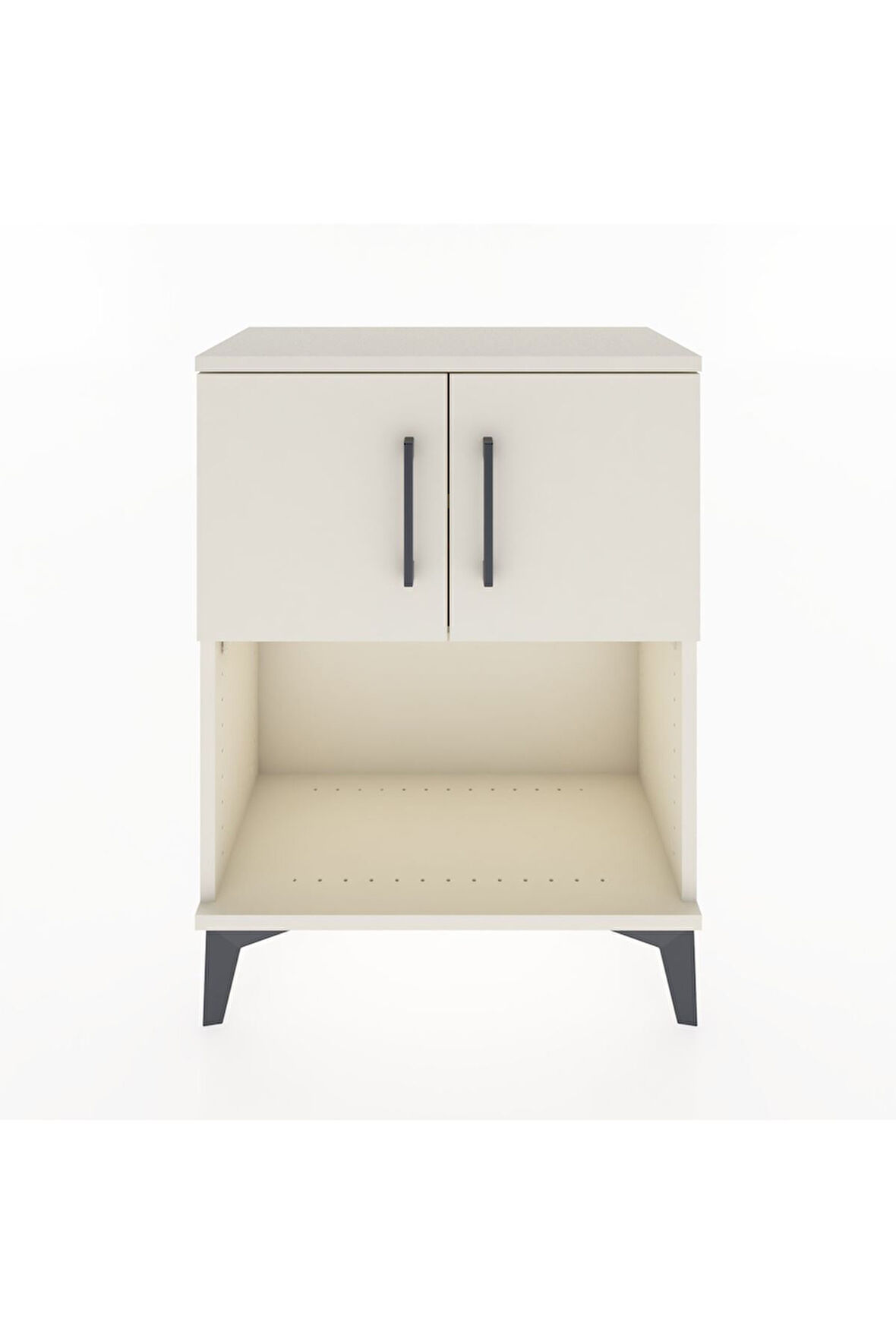 Arges Komodin 2 Raflı 2 Çekmeceli 2 Kapaklı 60x30x80 Aytaşı-Aytaşı