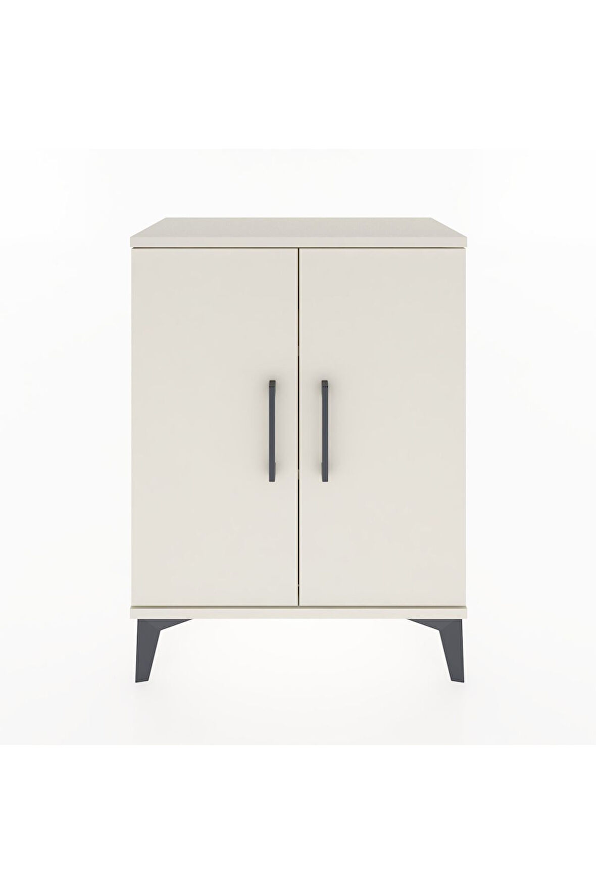 Arges Komodin Tek Raflı Tek Çekmeceli 2 Kapaklı 60x30x80 Aytaşı-Aytaşı