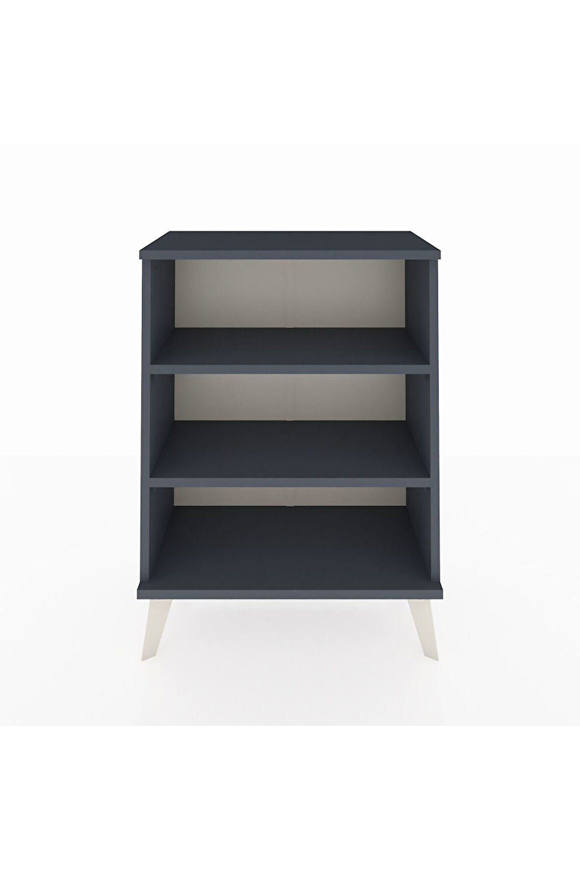 Arges Komodin 2 Raflı 2 Kapaklı 60x30x80 Antrasit-Antrasit