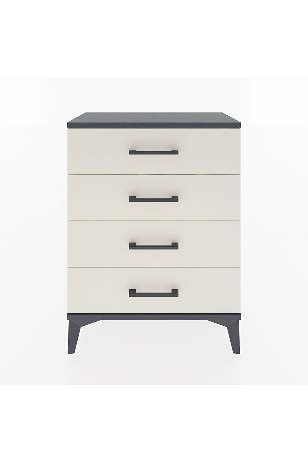 Arges Komodin 2 Raflı 60x30x80 Antrasit-Aytaşı