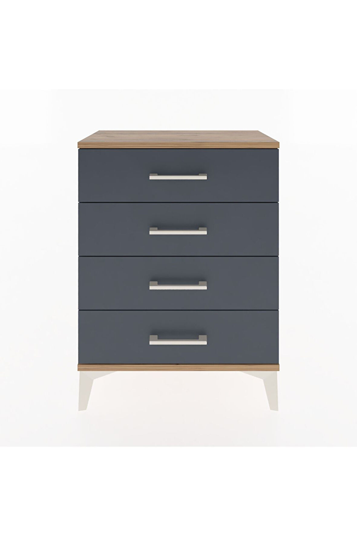 Arges Komodin 2 Raflı 60x30x80 Çam-Antrasit