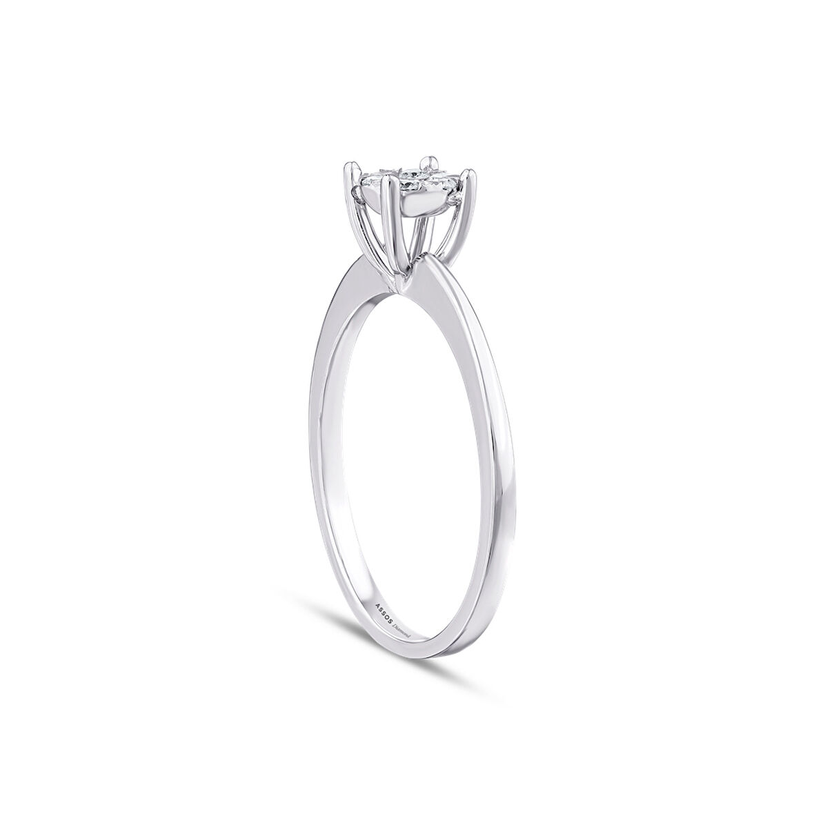 0.10 Karat Pırlanta Buket Yüzük