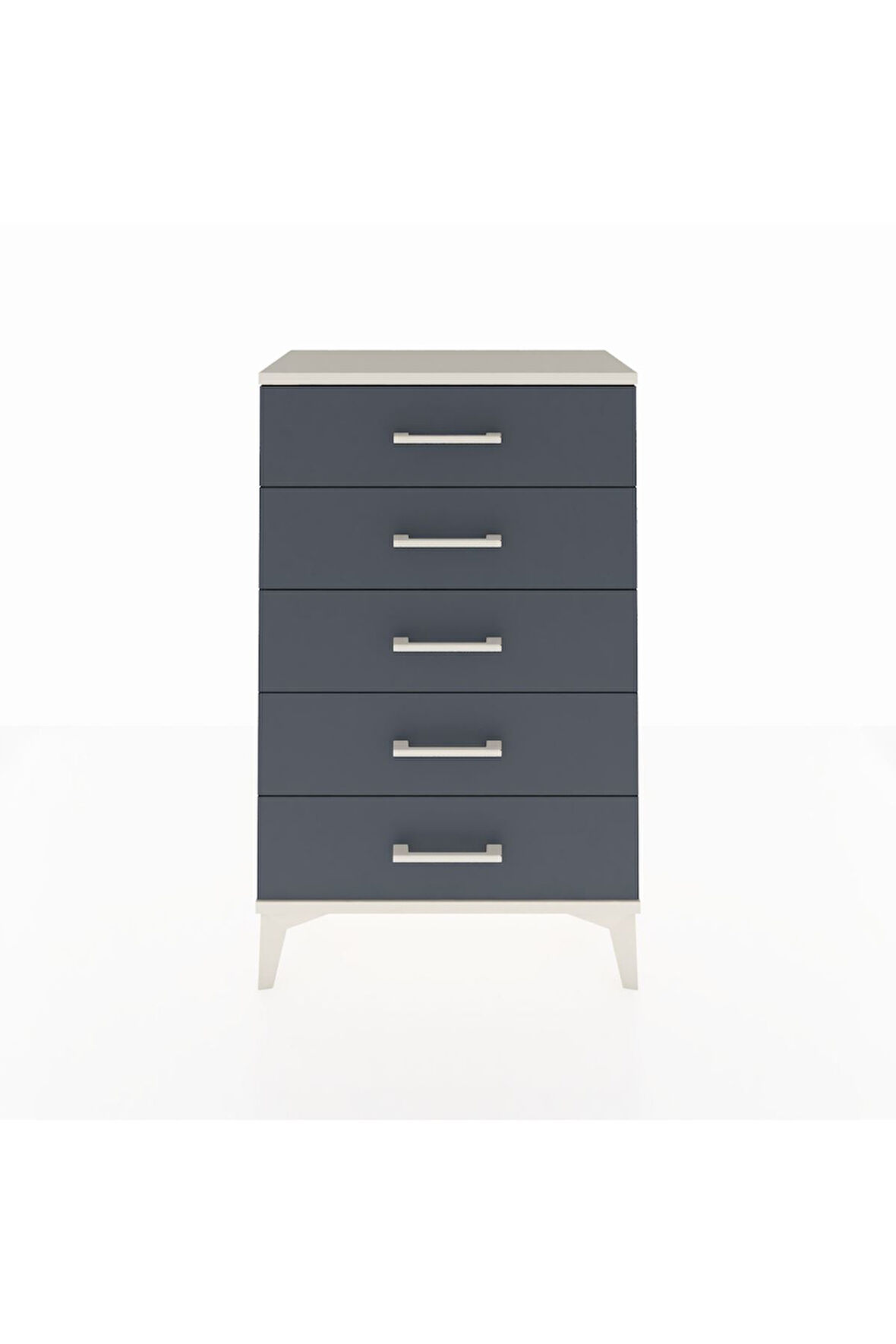 Arges Komodin 5 Çekmeceli 60x30x96 Aytaşı-Antrasit