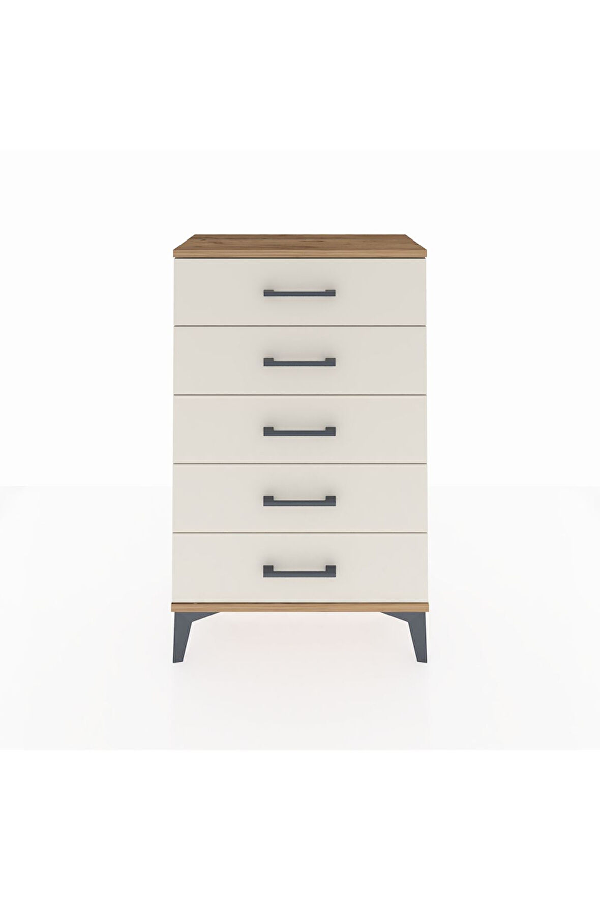 Arges Komodin 5 Çekmeceli 60x30x96 Çam-Aytaşı