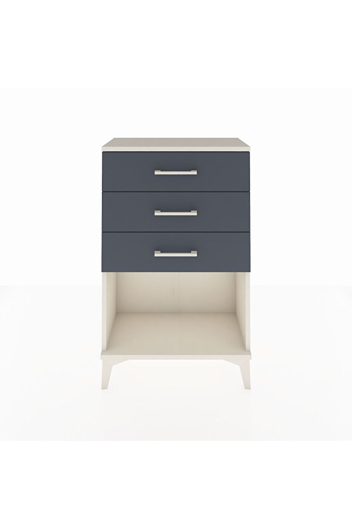 Arges Komodin 3 Çekmeceli 60x30x96 Aytaşı-Antrasit