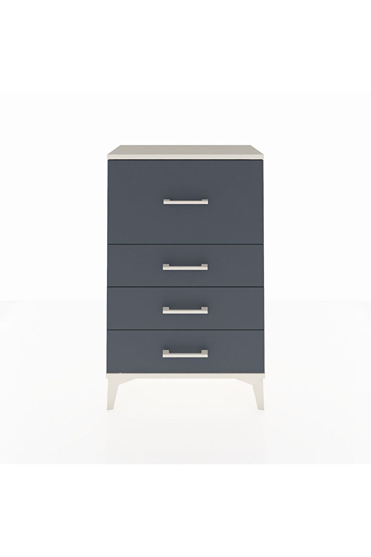 Arges Komodin 4 Çekmeceli 60x30x96 Aytaşı-Antrasit