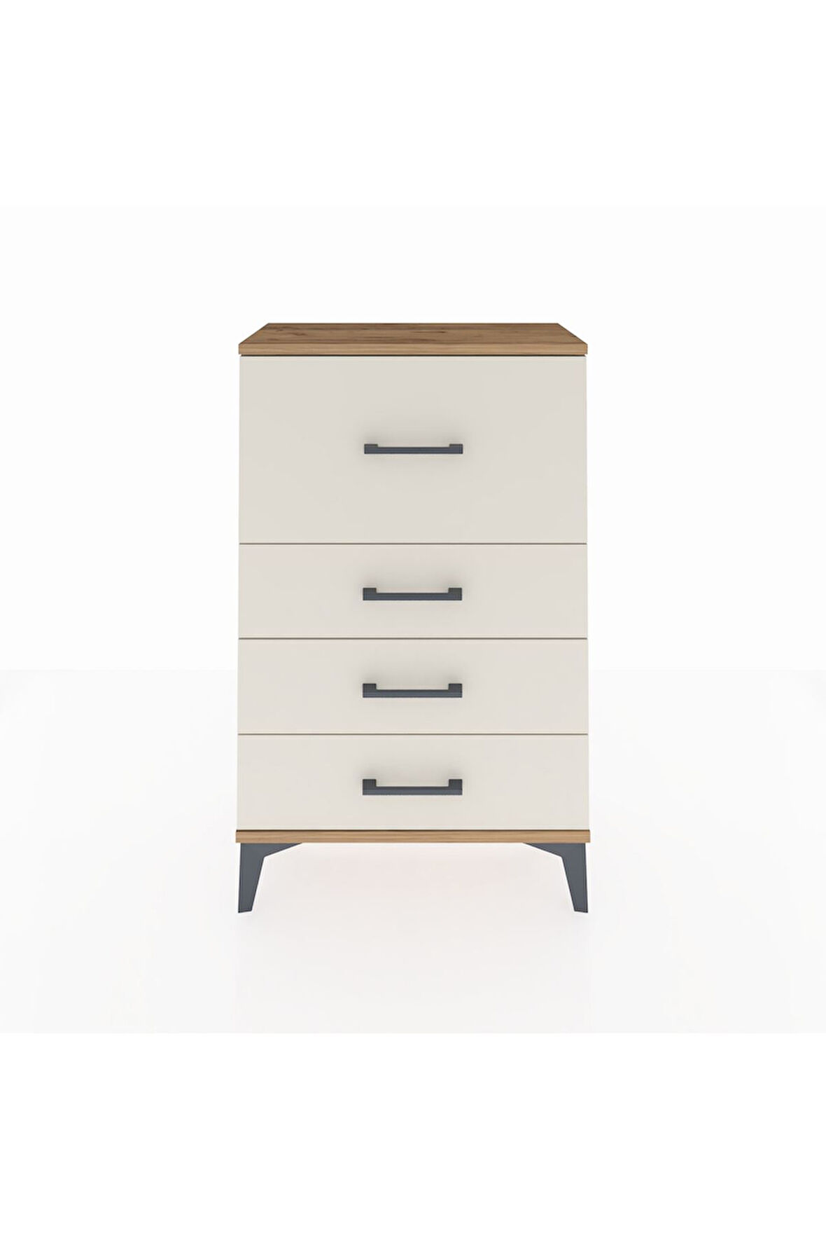 Arges Komodin 4 Çekmeceli 60x30x96 Çam-Aytaşı