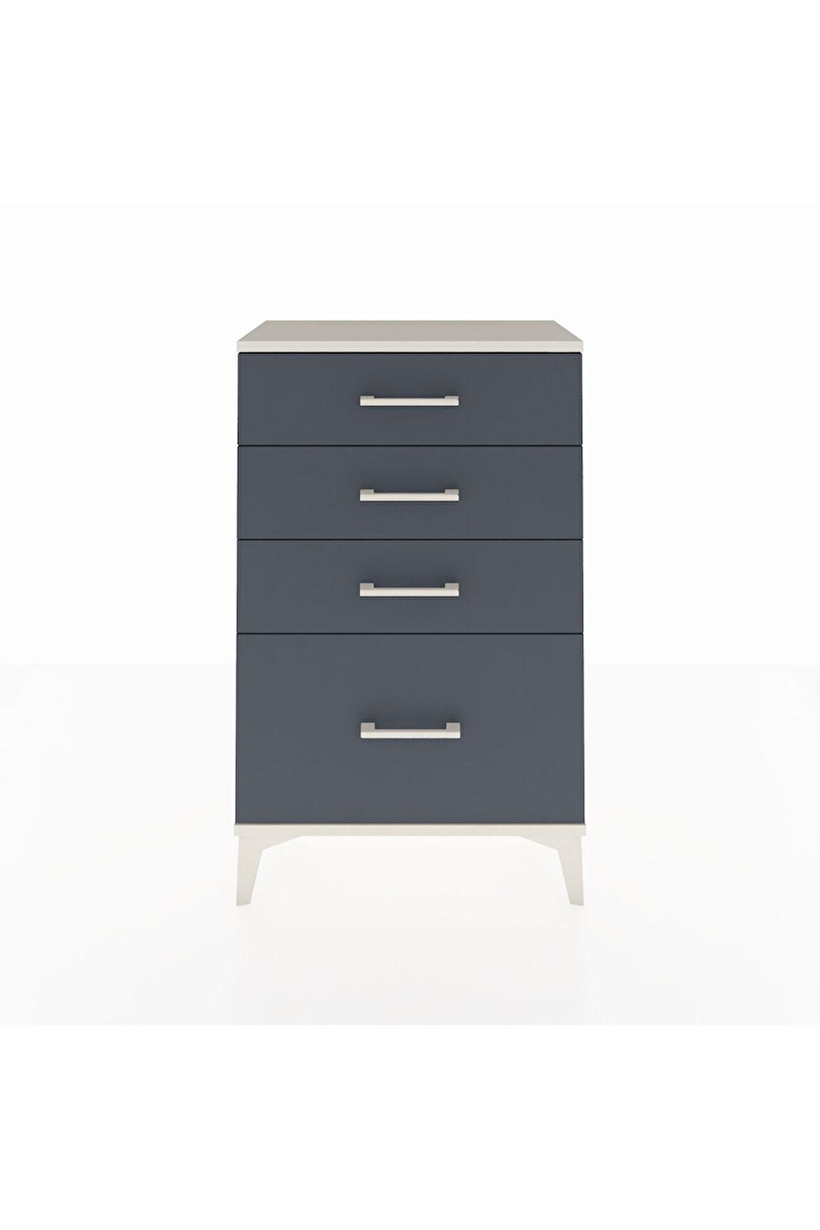 Arges Komodin 4 Çekmeceli 60x30x96 Aytaşı-Antrasit