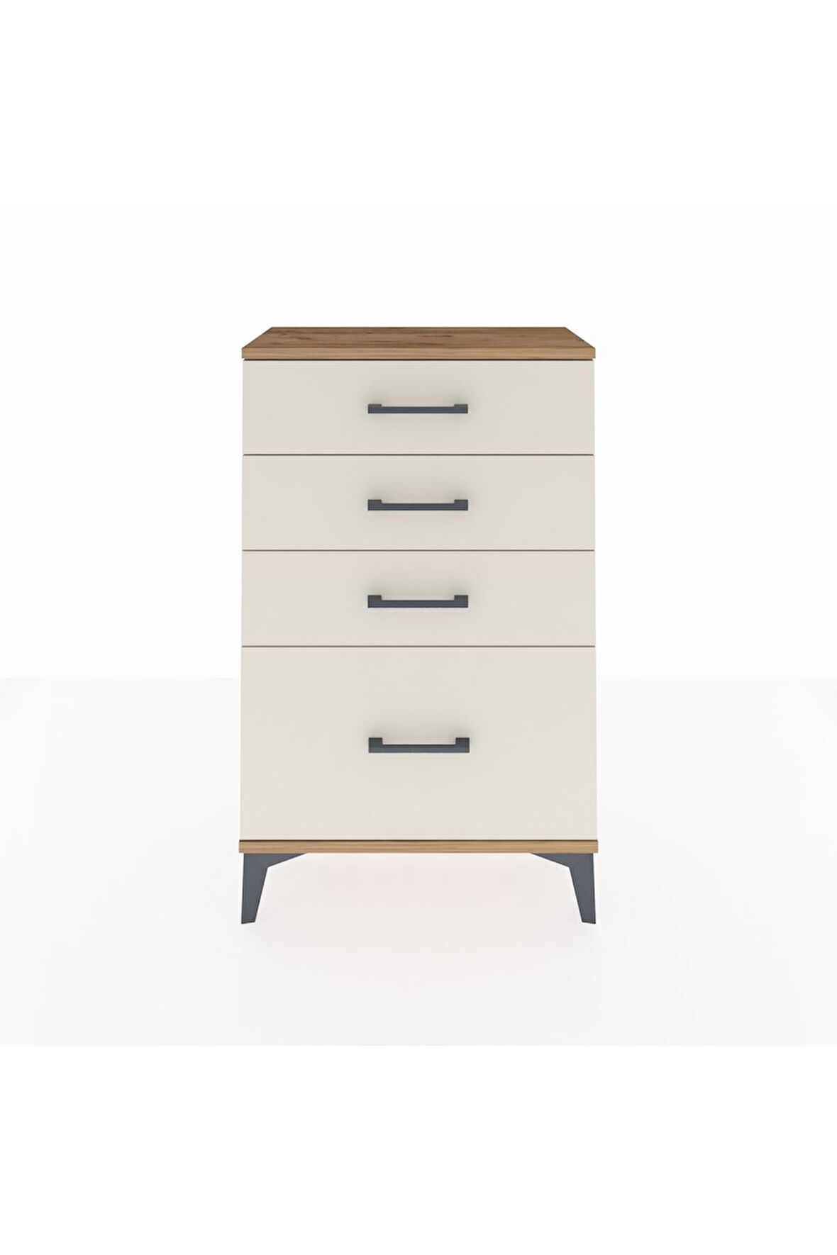 Arges Komodin 4 Çekmeceli 60x30x96 Çam-Aytaşı