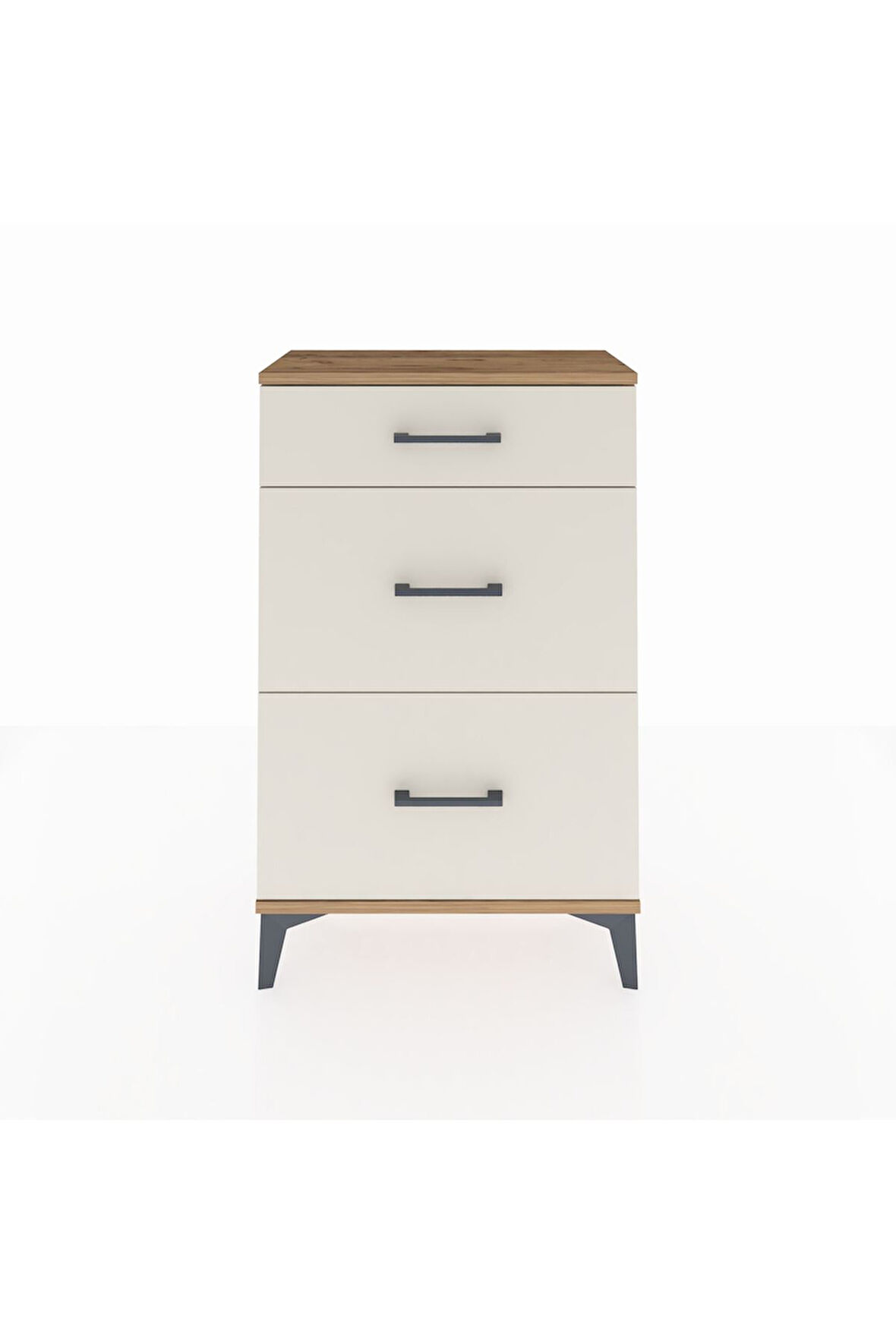 Arges Komodin 3 Çekmeceli 60x30x96 Çam-Aytaşı