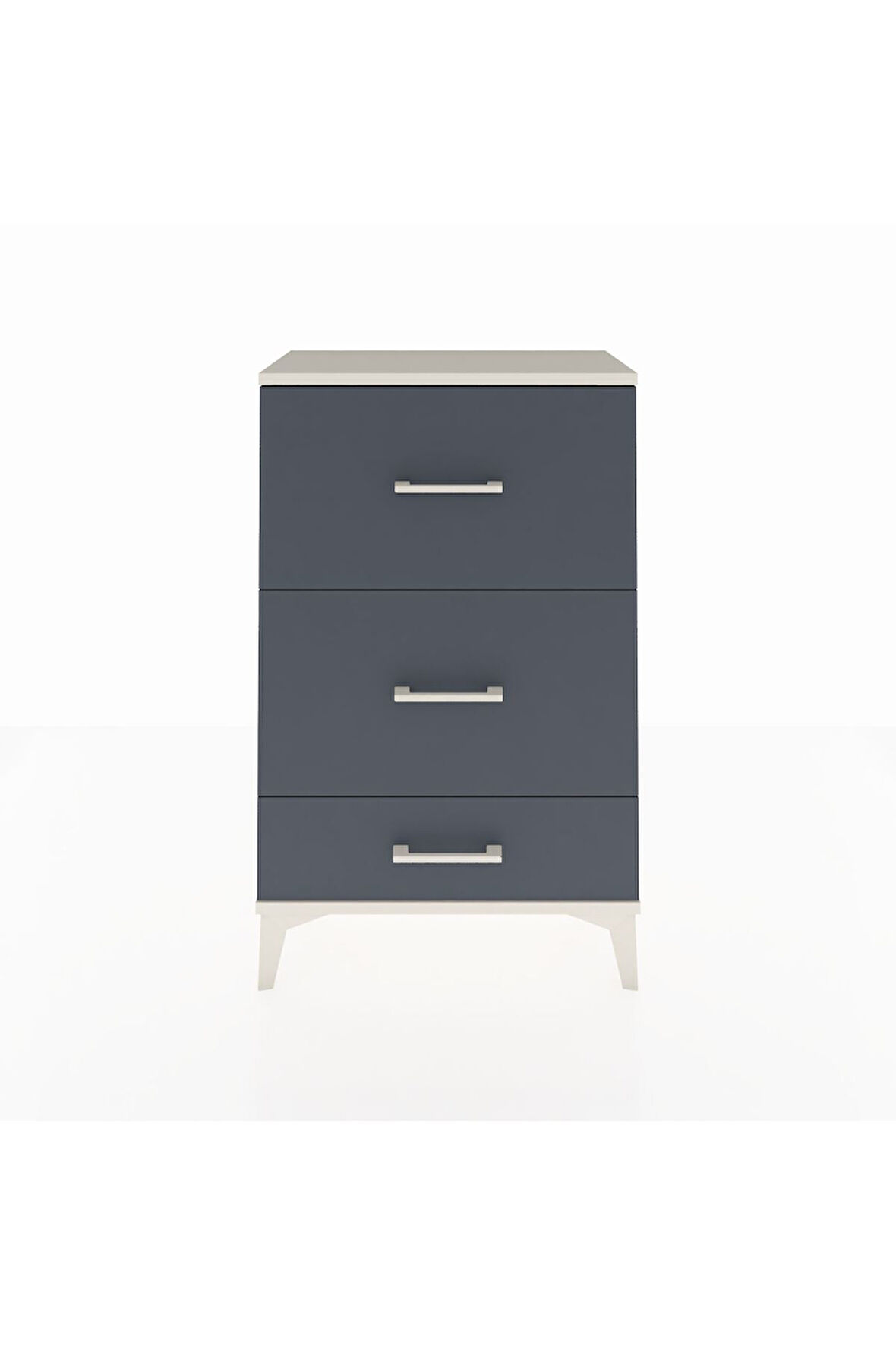 Arges Komodin 3 Çekmeceli 60x30x96 Aytaşı-Antrasit